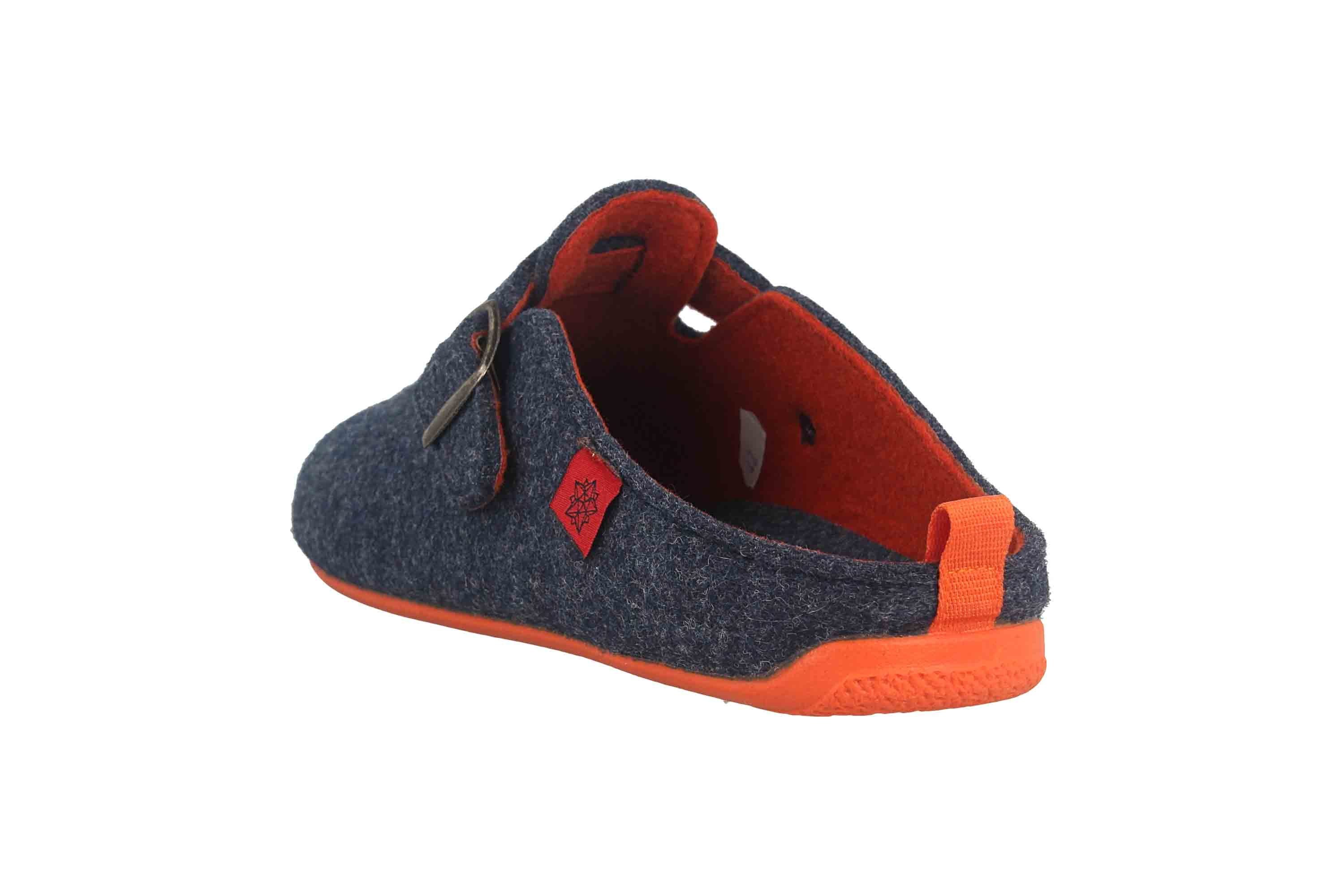 Andres Machado Val Blue Orange/ Damen Hausschuh