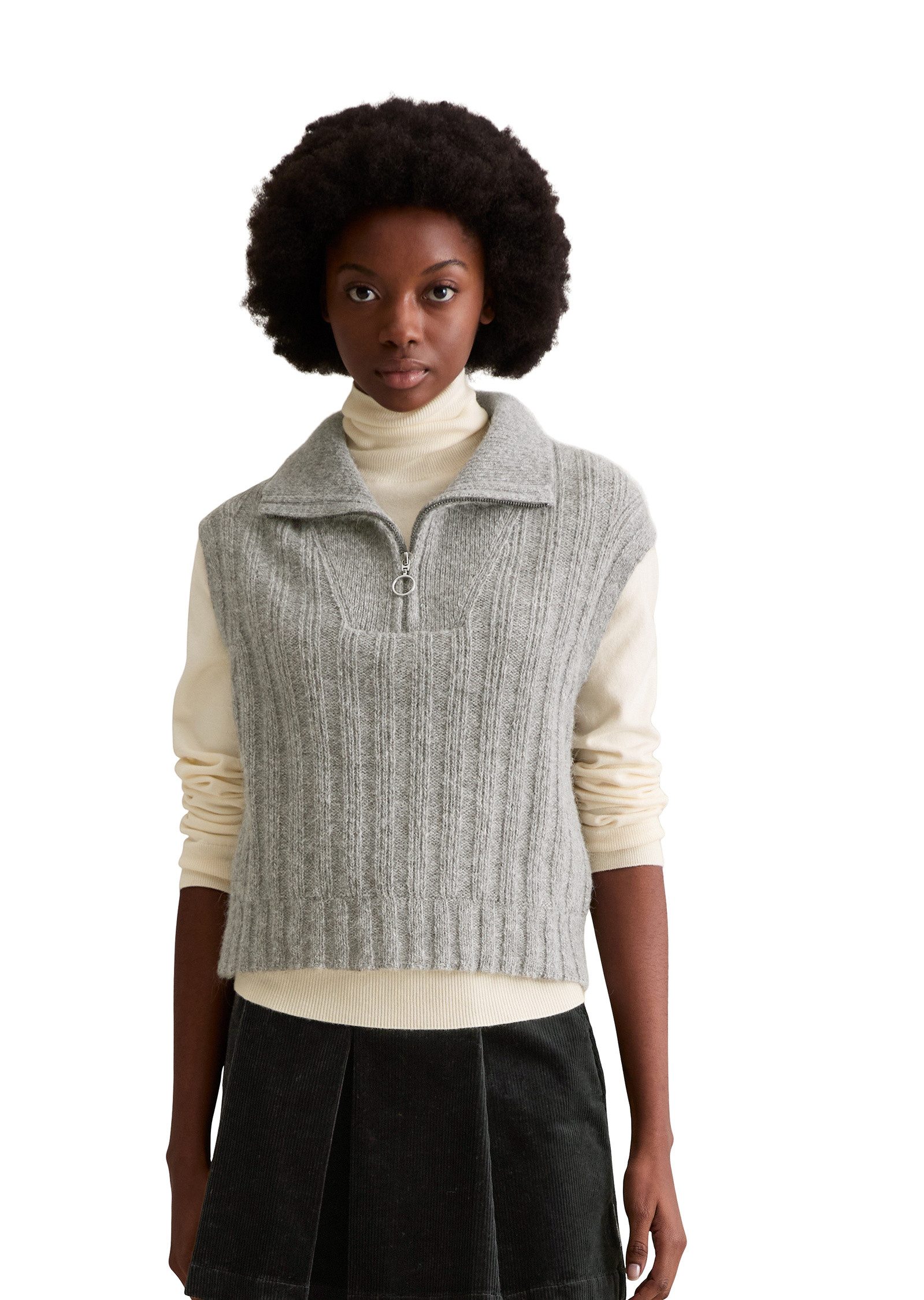 Marc O'Polo DENIM Pullunder aus edlem Wolle-Alpakawolle-Mix günstig online kaufen