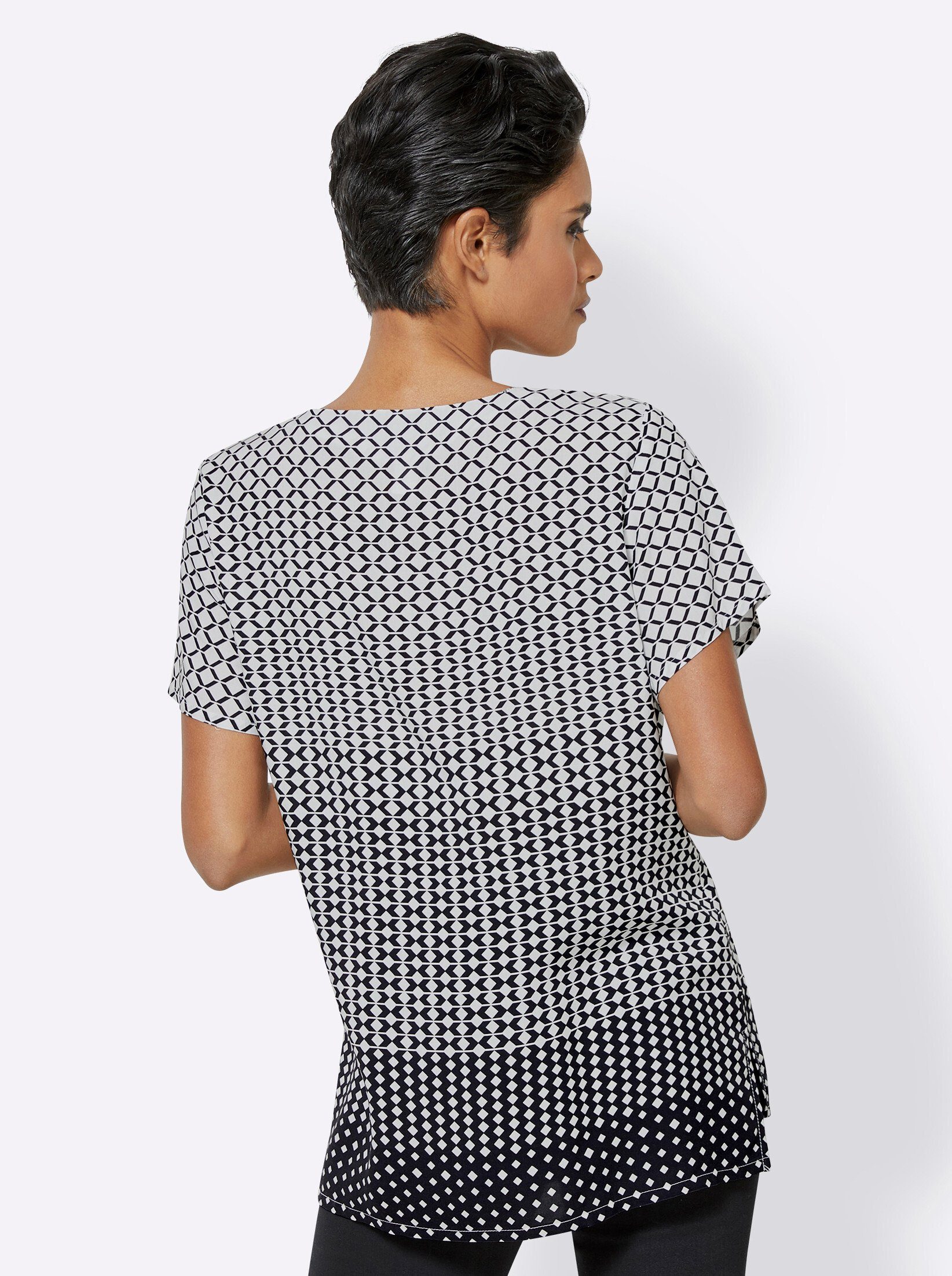 creation L Klassische Bluse Kurzarmbluse günstig online kaufen