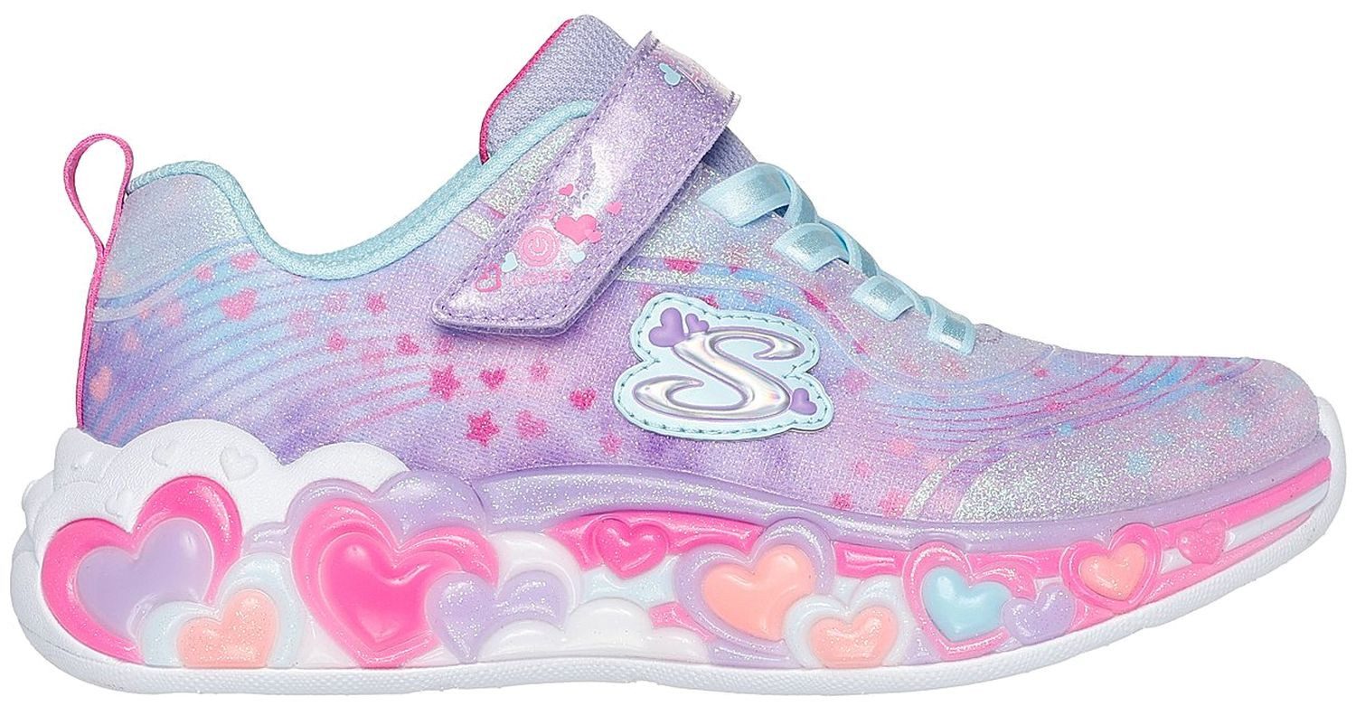 Skechers Eternal Heart Lights Violett LVMT Schnürschuh