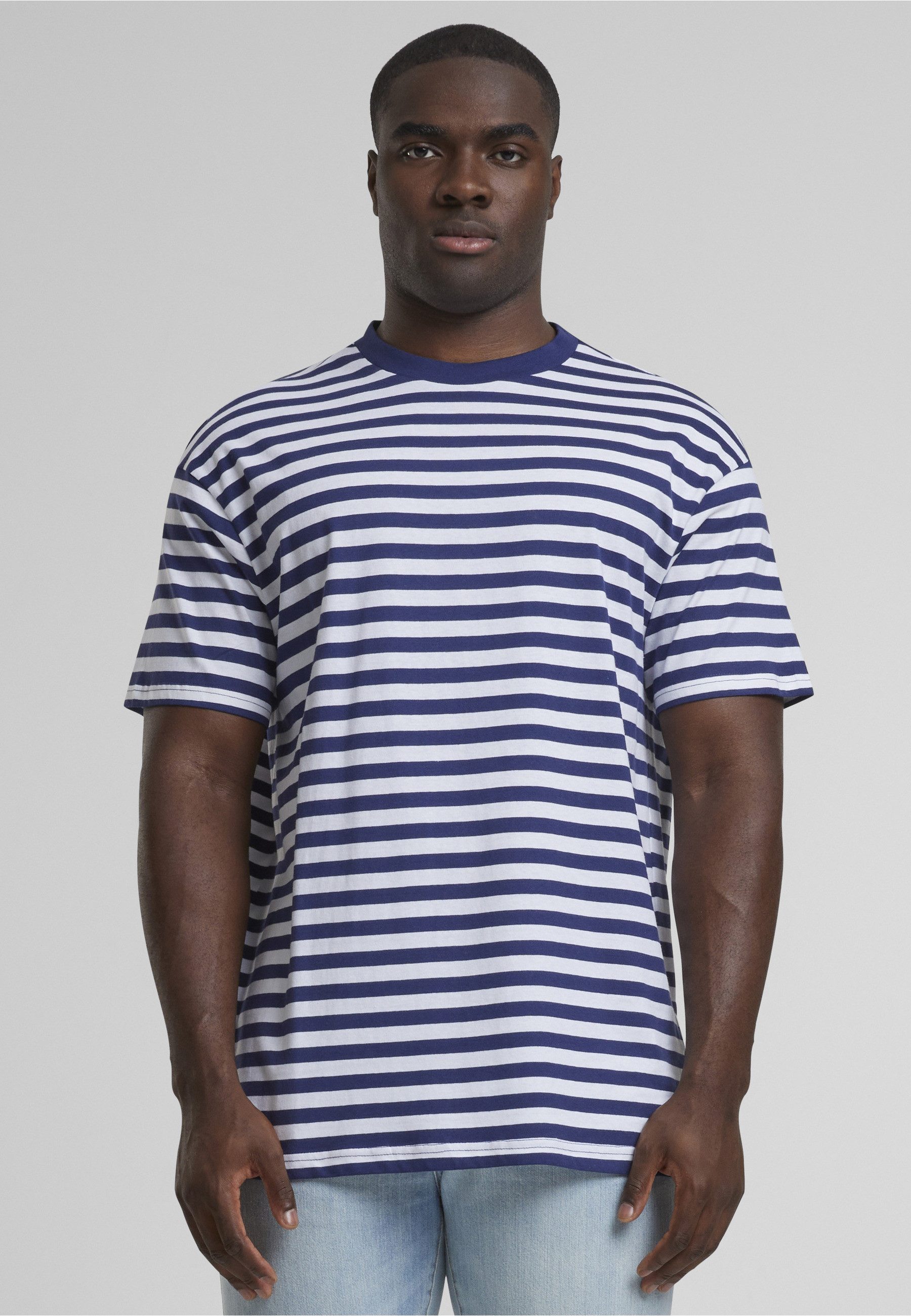 URBAN CLASSICS T-Shirt Urban Classics Herren Regular Stripe Tee (1-tlg)