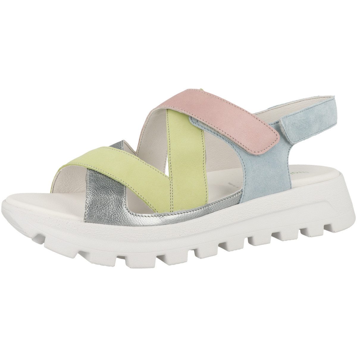Waldläufer H-Nele Damen Sandale Sandaletten, Sommerschuhe, Badeschuhe, Riemchen, Schlappen