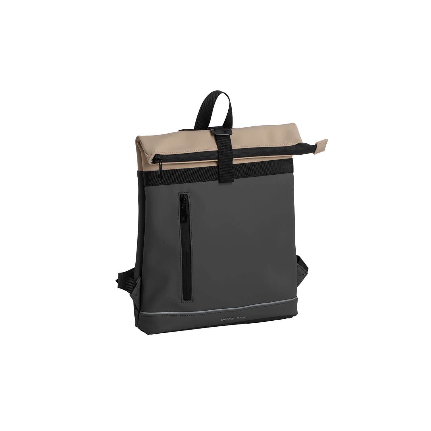 Daniel Ray Freizeitrucksack, Rolltop-Rucksack Seattle - Moderner PU-Rollrucksack