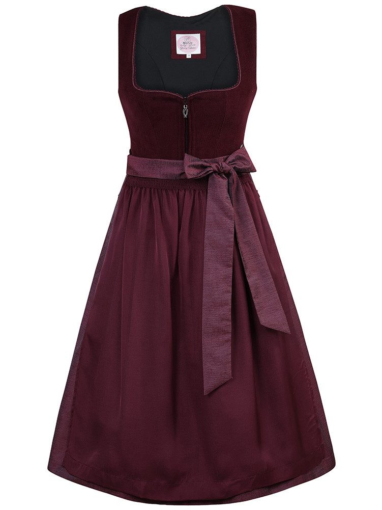 MarJo Dirndl Dirndl Lichtenfels 65cm Länge granatapfel