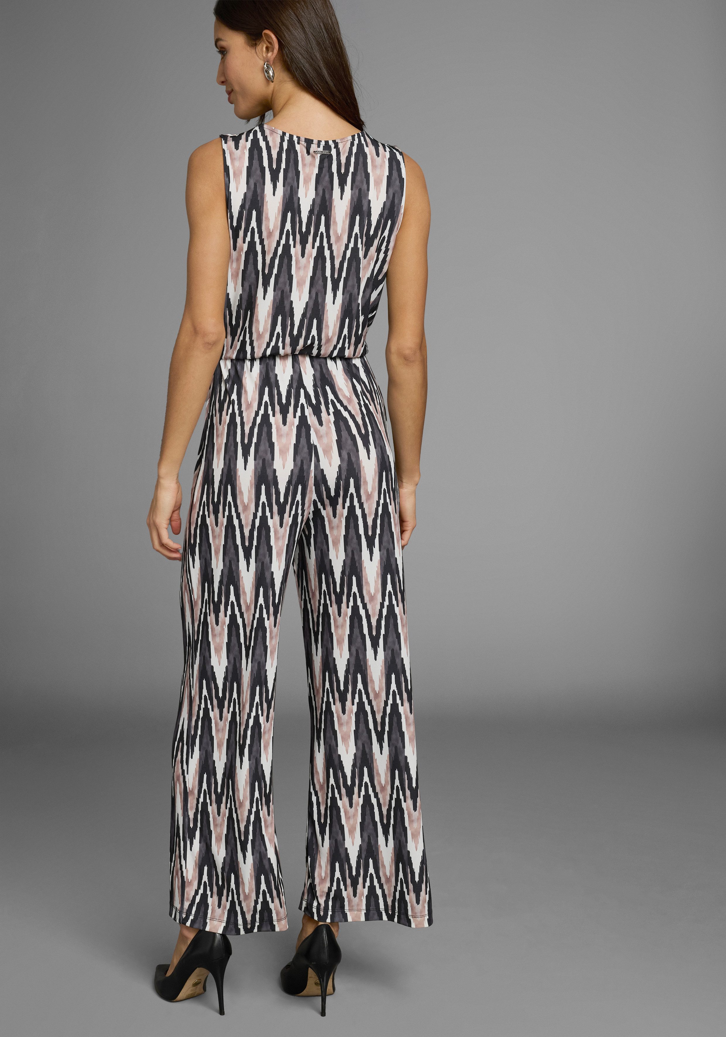 Laura Scott Jumpsuit Oberteil in Wickeloptik mit elastischen Bund günstig online kaufen