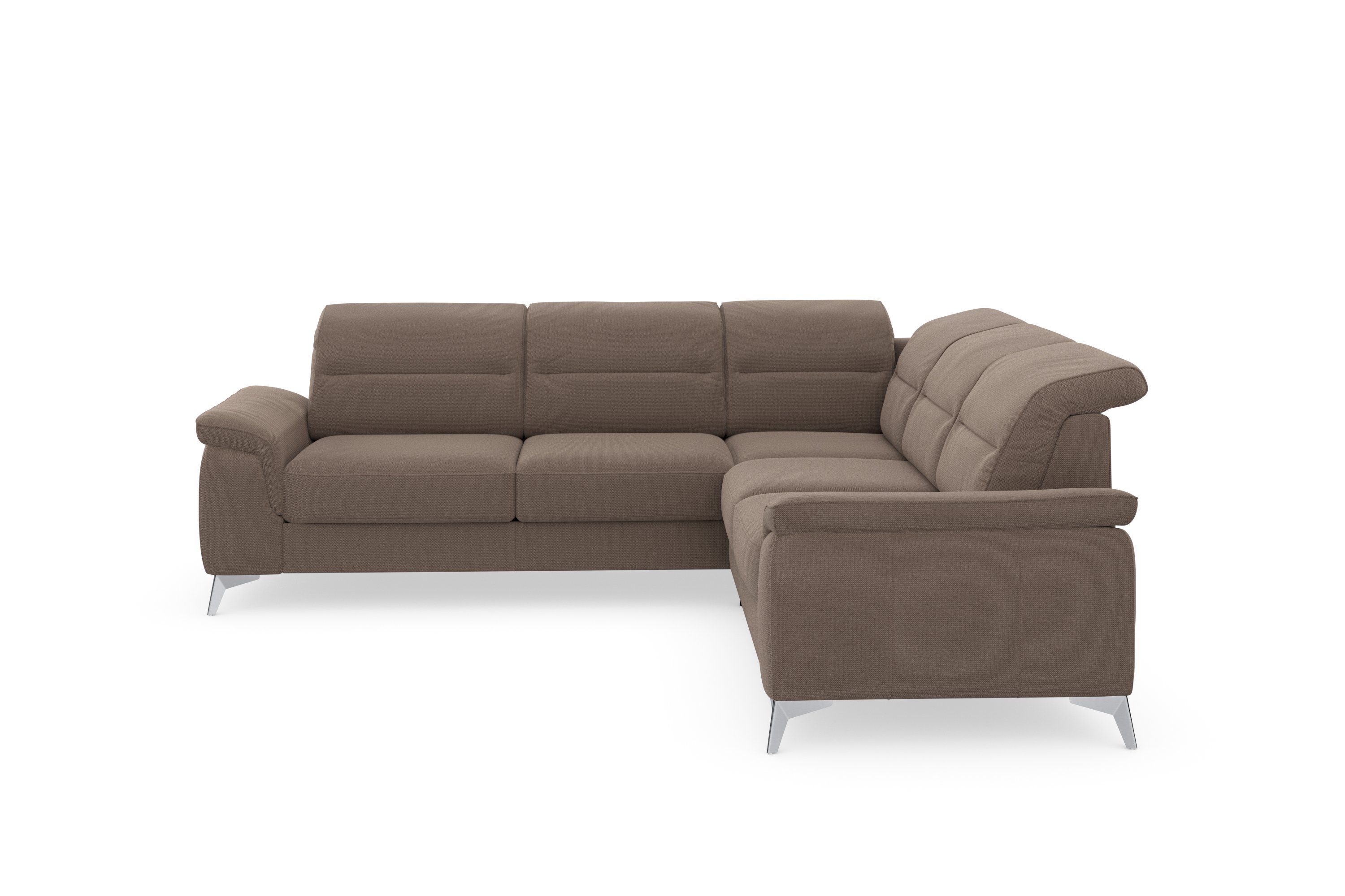 und mit sit&more Sinatra, Armteilfunktion optional Ecksofa Kopfteilverstellung