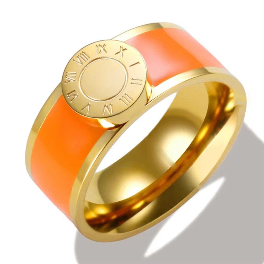ROUGEMONT Fingerring Extravaganter emaillierter Damen Ring Wasserfest und hypoallergen, Hypoallergen und Wasserfest