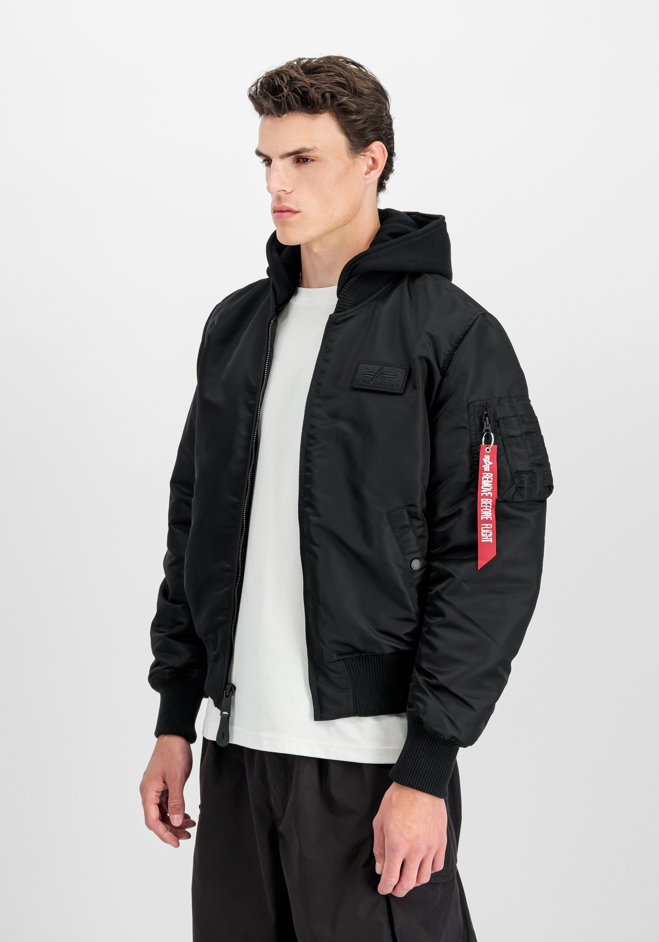 Bomberjacke MA-1 Zip Hood Backprint