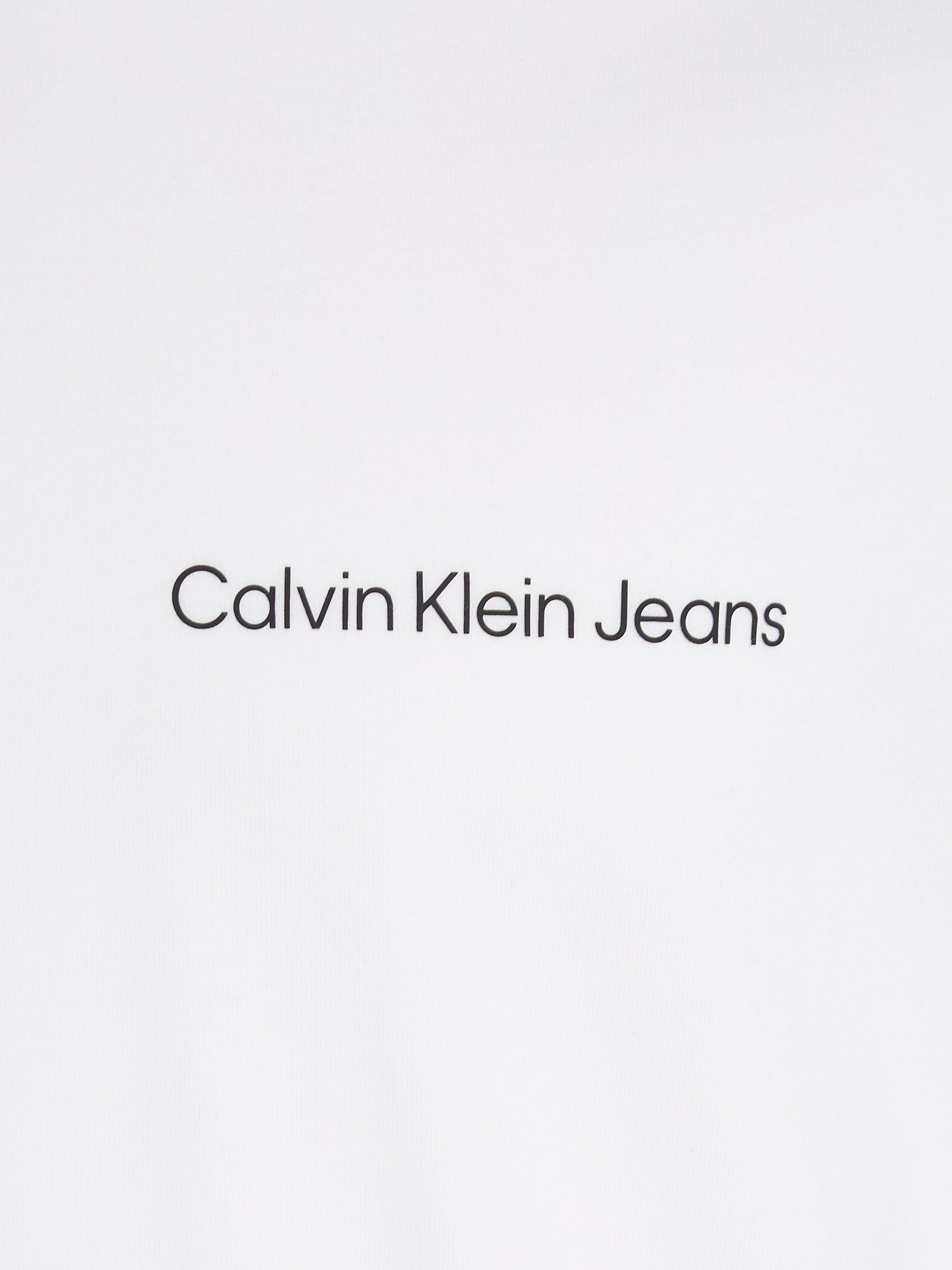 Bright Klein White Calvin LOGO T-Shirt Jeans TAPE TEE