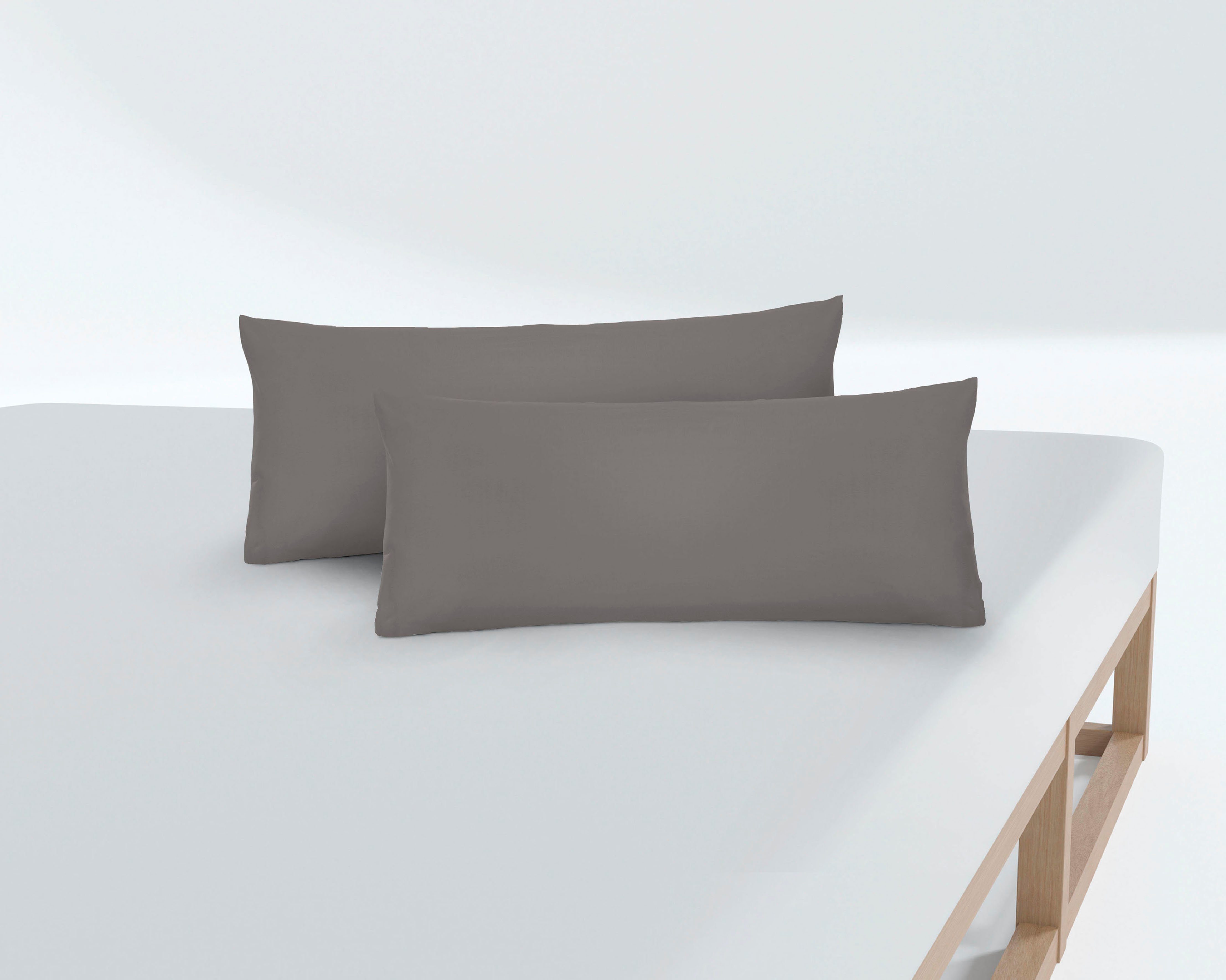 Biberna Kissenbezug Michi Feinjersey mit Reißverschluss, (2 Stück), verschi günstig online kaufen