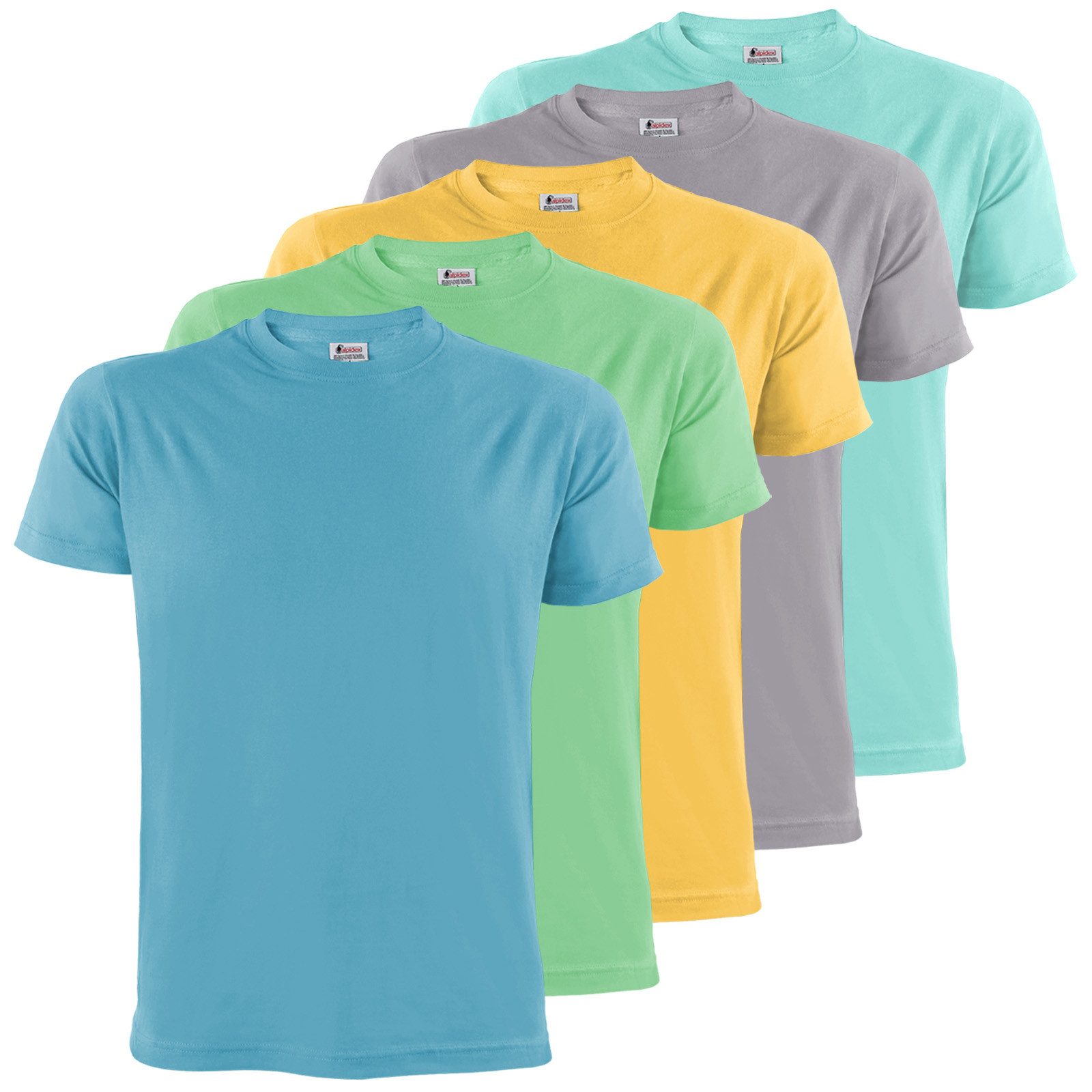 ALPIDEX Rundhalsshirt ALPIDEX T-Shirts Herren 5er Set Rundhals – in vielen Farben & Größen