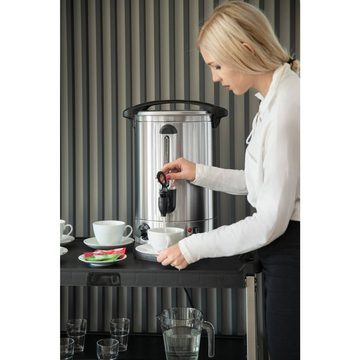 Royal Catering Heißwasserspender Wasserkocher Edelstahl 14,5 Liter doppelwandig 2500 W, 2500 W