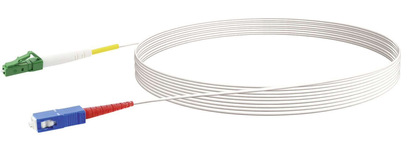 Schwaiger Schwaiger Glasfaser-Netzwerkkabel LC/APC-SC/UPC 9 Glasfaserkabel