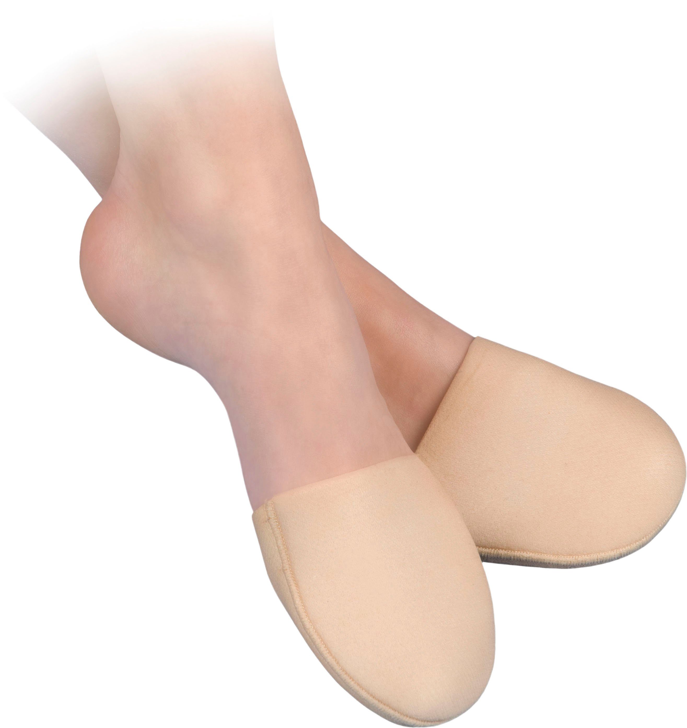 Fußgut Fußpolster Zehenkappen "Supersoft", 4-tlg., 2 Paar, bei Verletzungen, Hallux valgus, Blasen, Hühneraugen, Ballenschmerzen