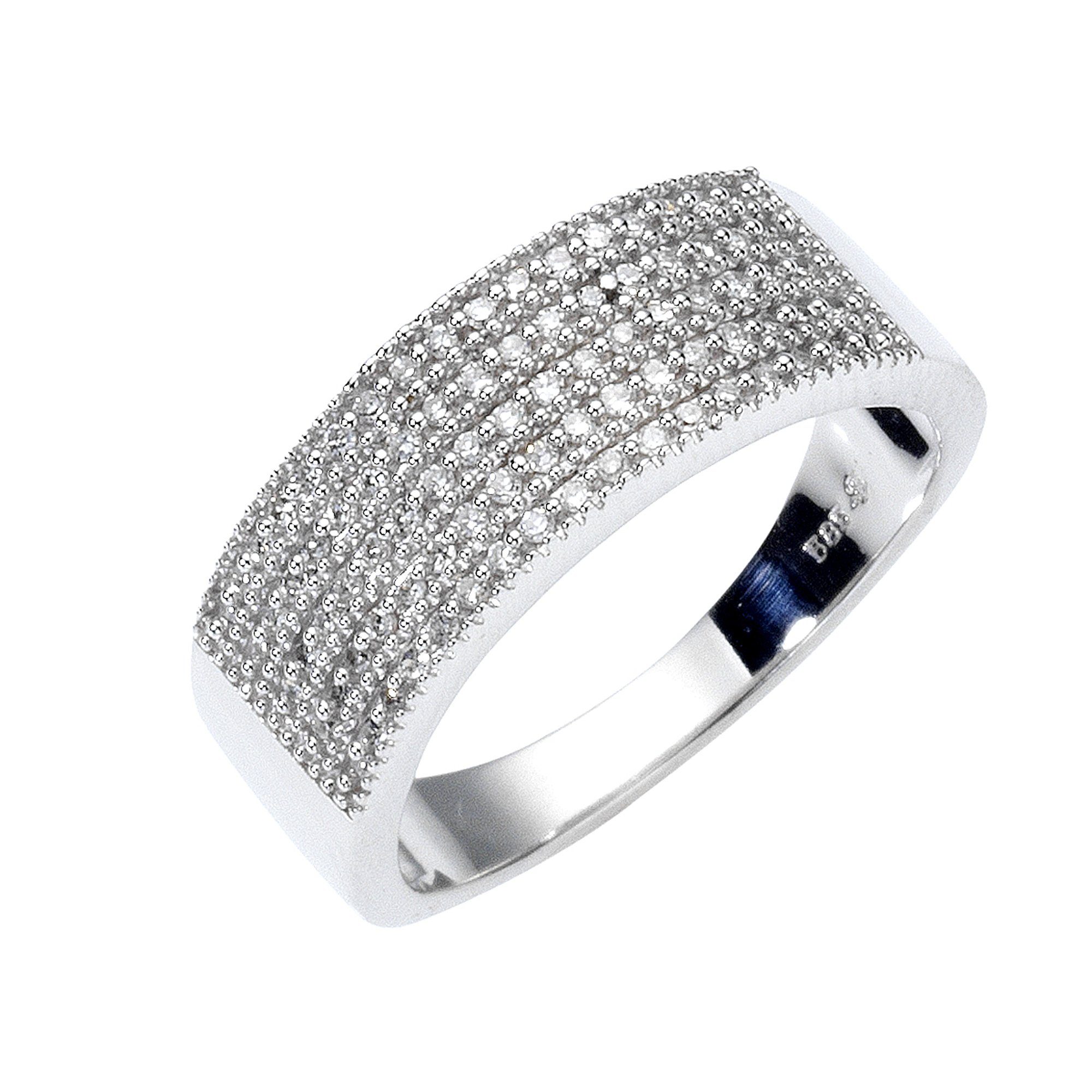 Diamonds by Ellen K. Fingerring 585 Gold mit 85x Diamant zus. 0,25ct. günstig online kaufen