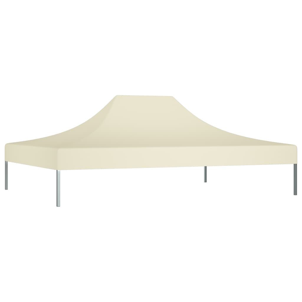 vidaXL Pavillon-Ersatzdach, Partyzelt-Dach 4x3 m Creme 270 g/m²
