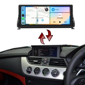 TAFFIO Für BMW Z4 E89 CIC 10.2" Touchscreen Android GPS Multimedia CarPlay Einbau-Navigationsgerät