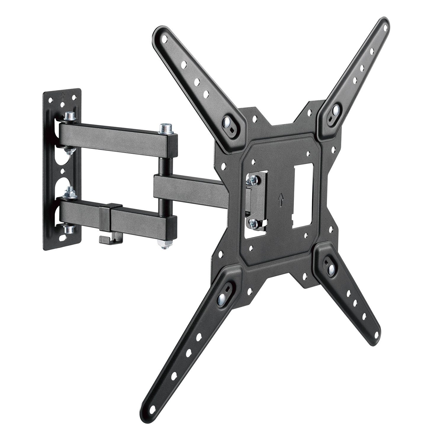 Maclean TV-Wandhalterung MC-701N, (bis 55,00 Zoll, Schwenkbare TV-Halterung für TVs 23-55 bis zu 30kg)