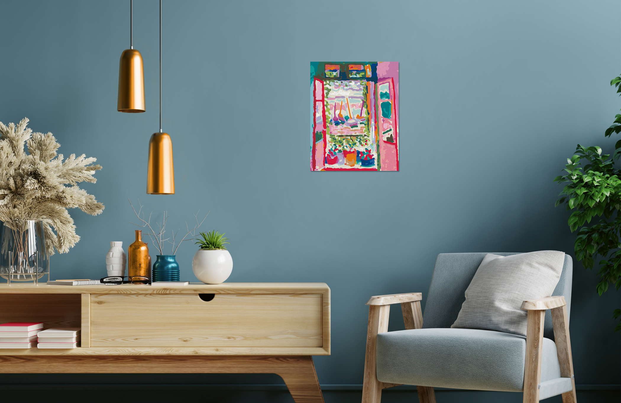 Ravensburger Malen nach Zahlen Malen nach Zahlen CREART B Art Offenes Fenster Collioure 12023206