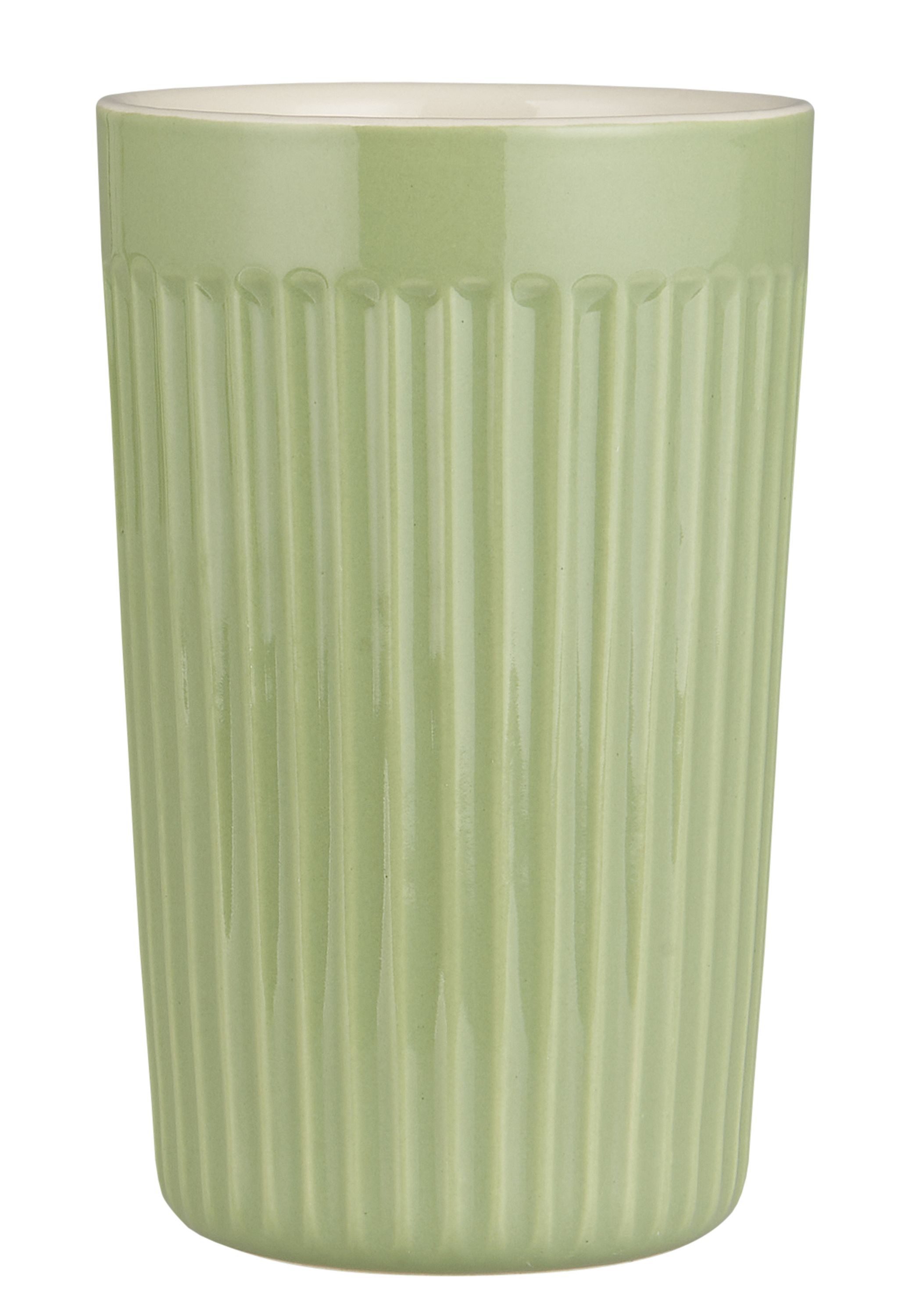 Ib Laursen Becher Farbauswahl - Ib Laursen Cafe Latte Becher Mynte 375ml 2030 Farbe:, Keramik