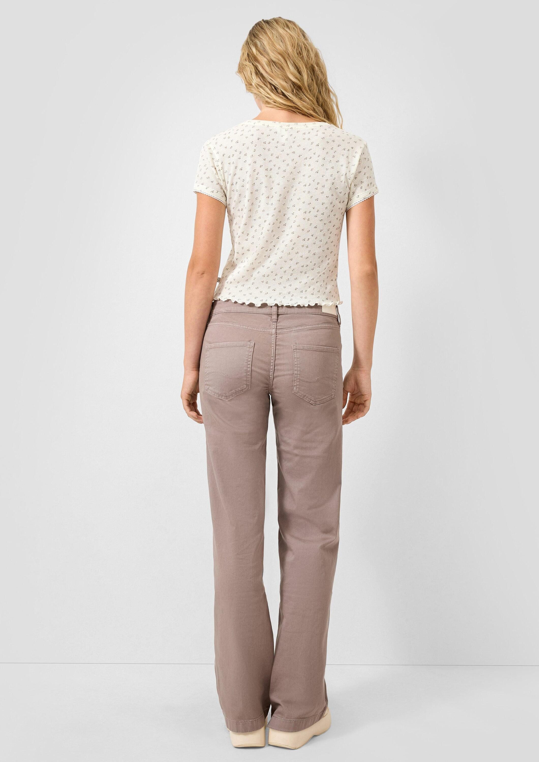 QS Weite Jeans Jeans-Hose CATIE Jeans Catie / Slim Fit / Mid Rise / Wide Leg