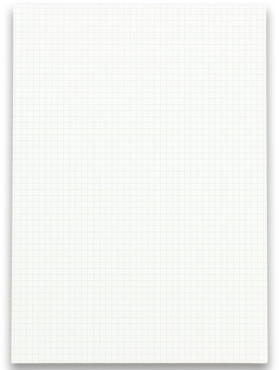 LANDRE Notizblock Kanzleipapier Office A4 80 g/qm kariert ohne Rand VE=500 Bogen