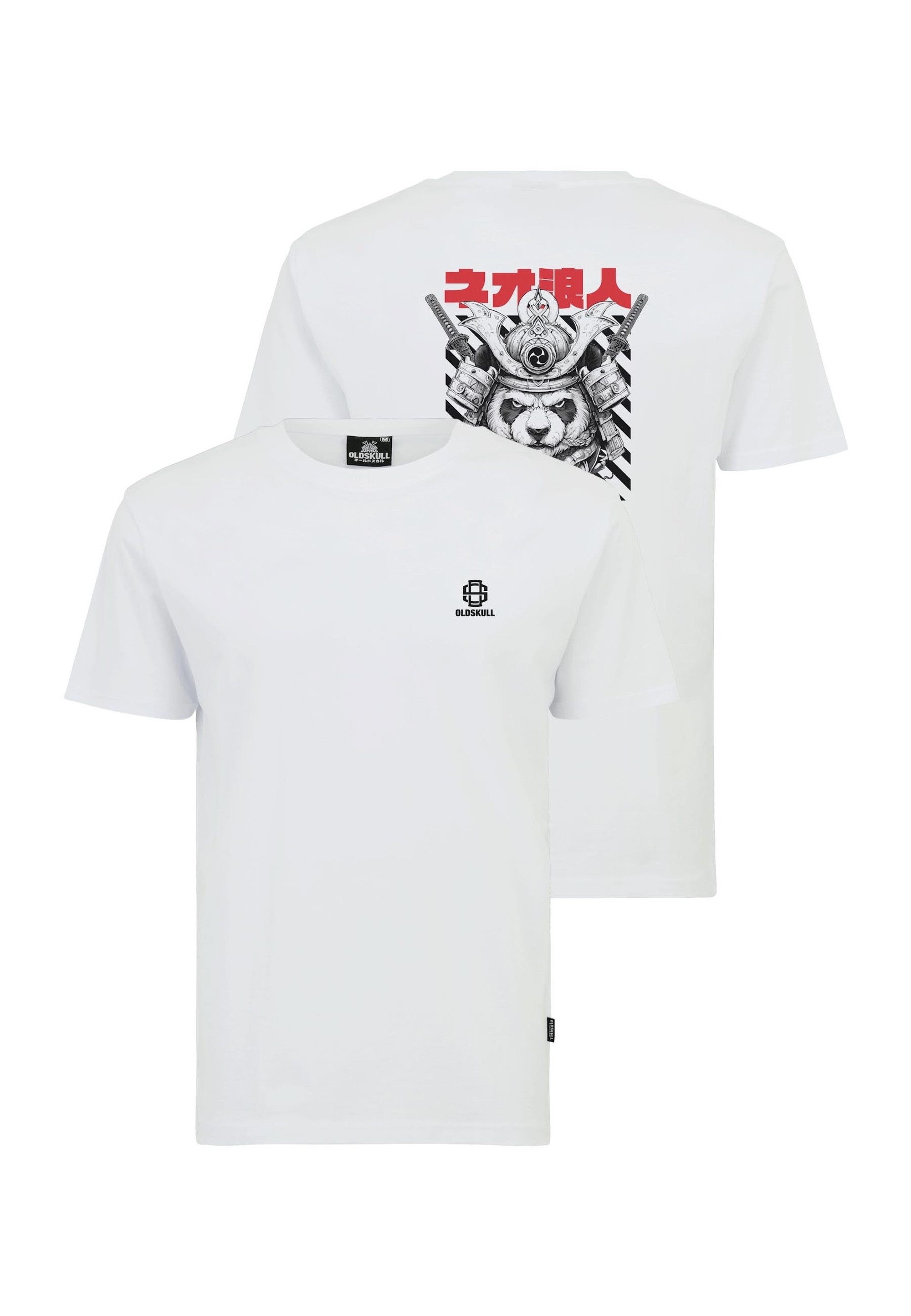 T-Shirt Asian Panda Samurai Warrior Graphic