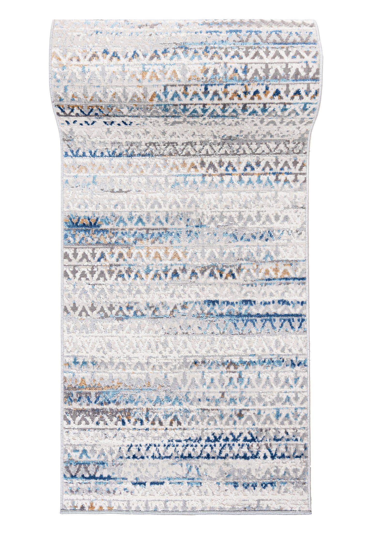 Mazovia Läufer Läufer FlurLäufer Modern für Vorzimmer Schlafzimmer - Abstrakt Muster, 60 x 100 cm, Kurzflor, Meterware