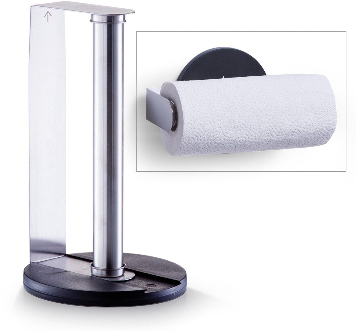 Zeller Present Küchenrollenhalter, Edelstahl/Kunststoff-Kombination günstig online kaufen