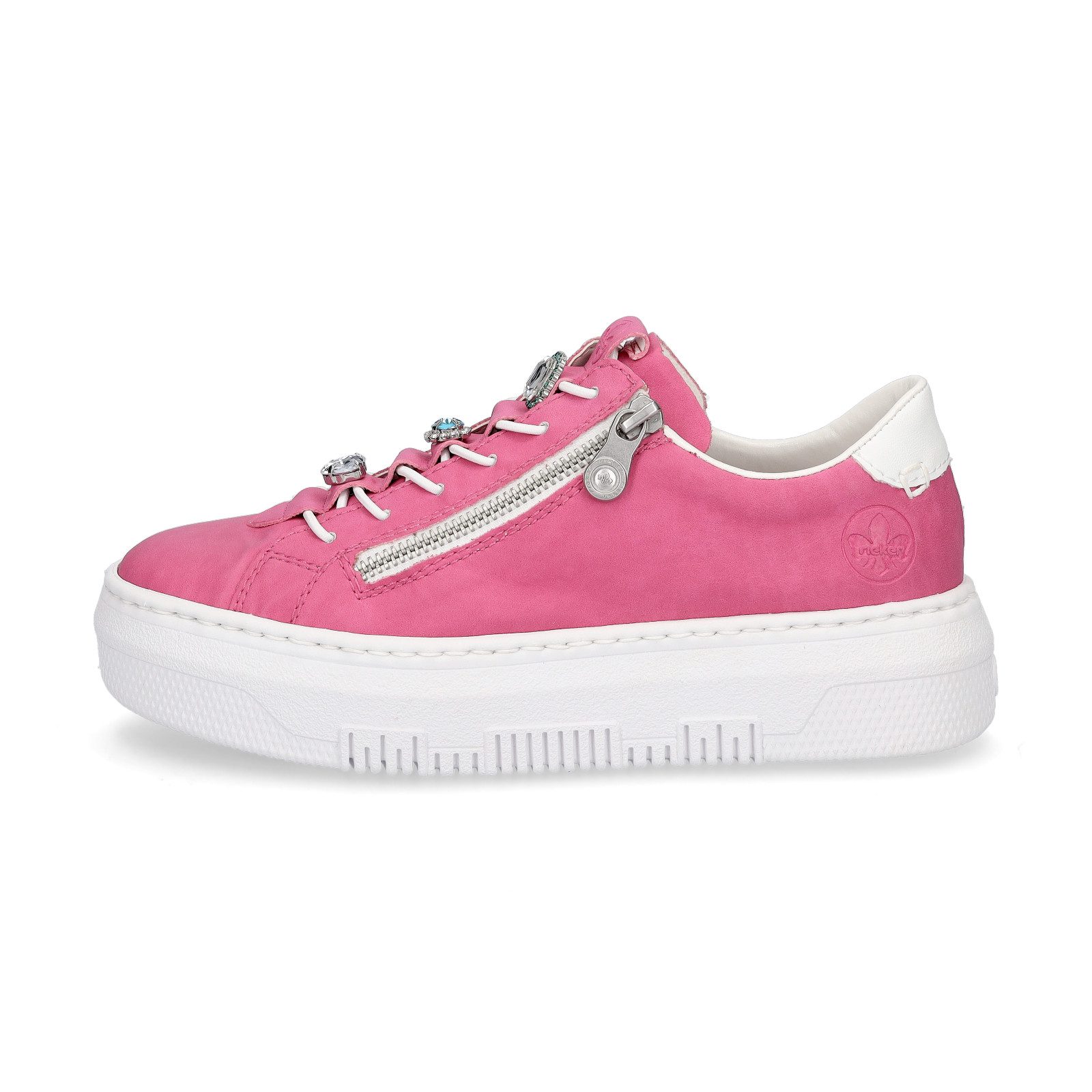 Rieker Rieker Damen Plateau Sneaker pink Sneaker