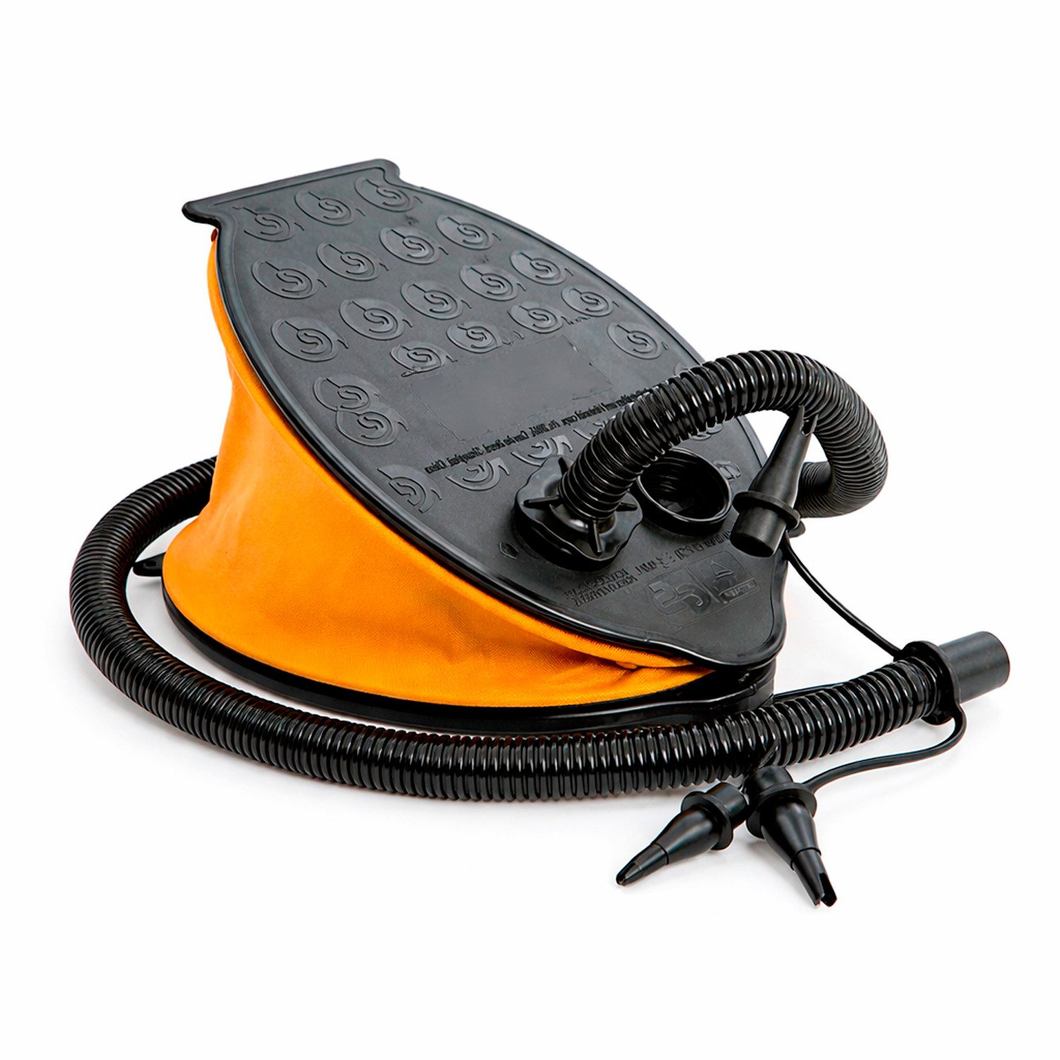 Mojawo Fußpumpe Fußluftpumpe Blasebalg Tretluftpumpe Air Step 1,6 Liter Be + Entlüften