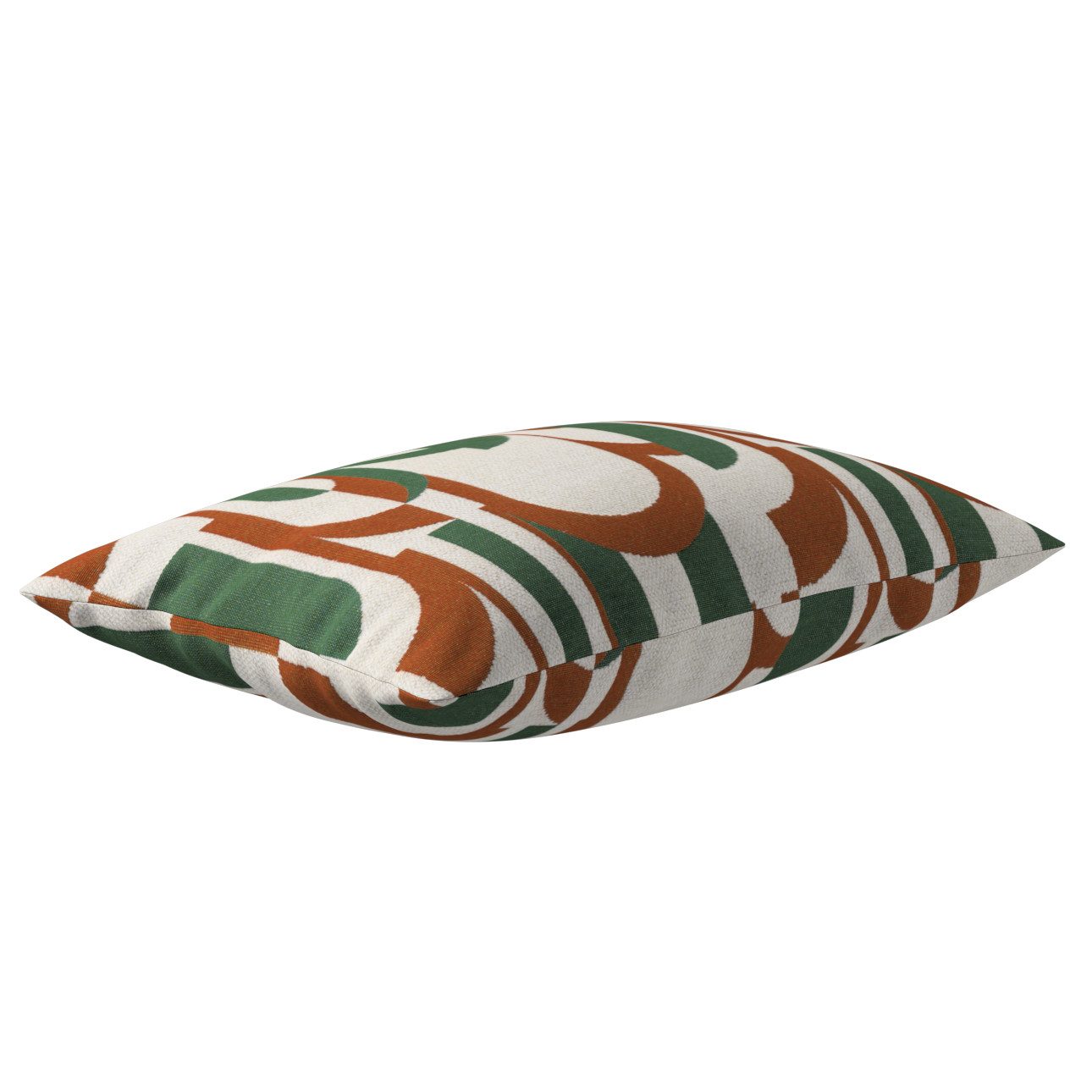 Kissenhülle Mia rechteckig, grün-rot, 47 x 28 cm, Cosy Home (145-11) günstig online kaufen