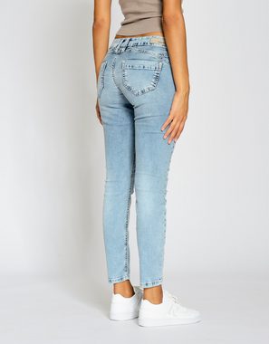 GANG Skinny-fit-Jeans 94NENA CROPPED aus besonders weicher Denim Qualität
