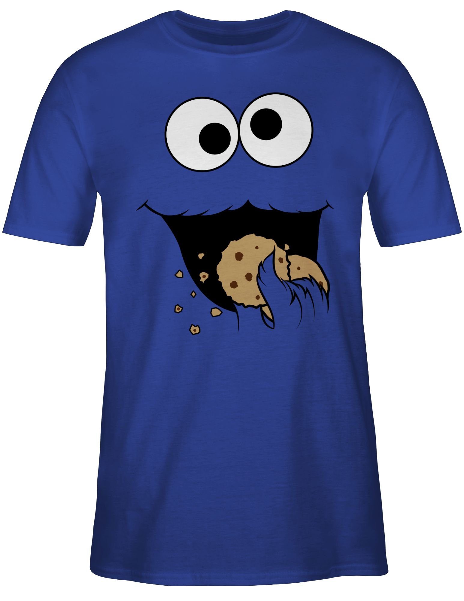 T-Shirt Keks Monster I Krümelmonster I Cookie Monster Fastnacht I Fasnacht I F