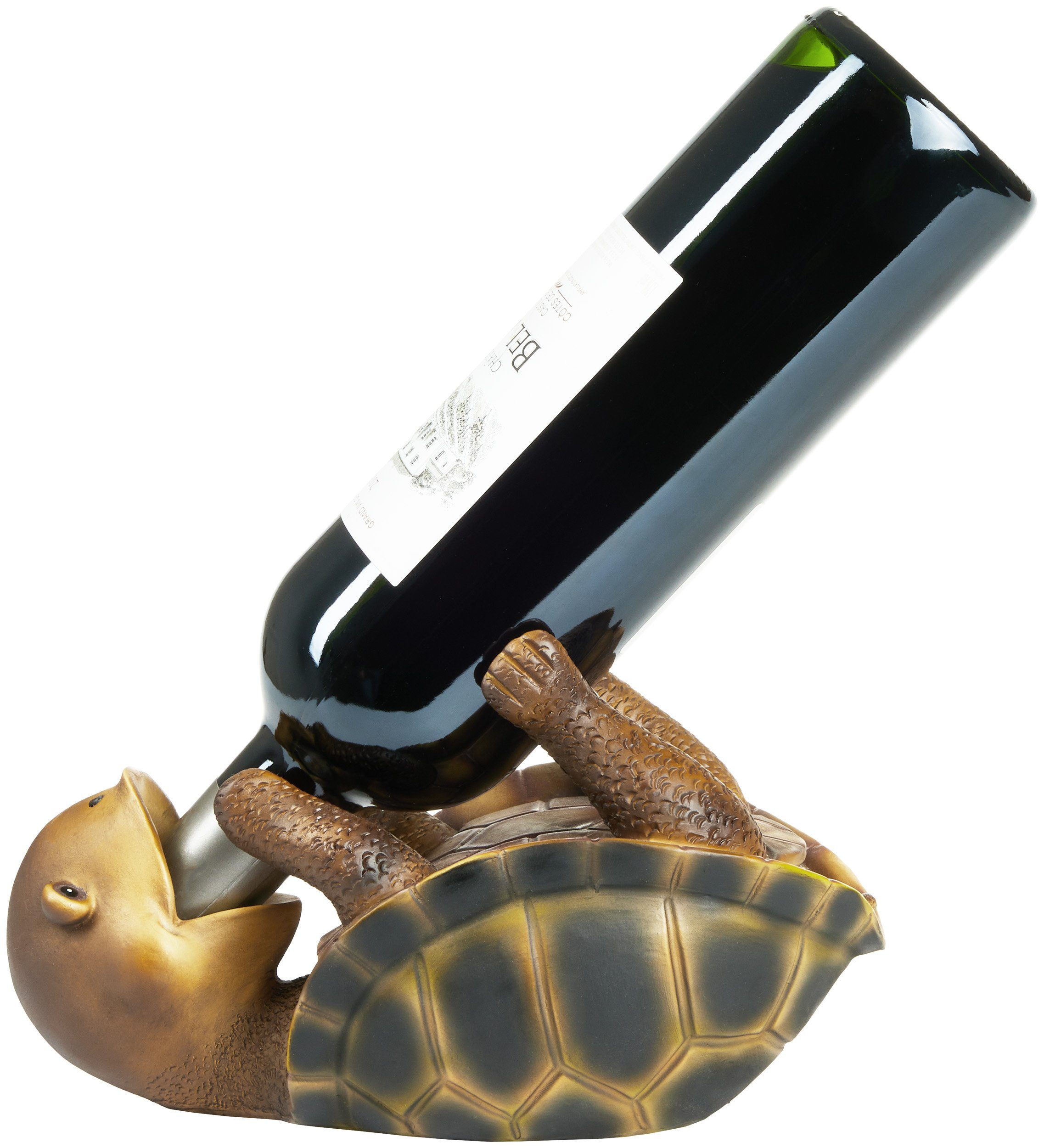 BRUBAKER Weinflaschenhalter Durstige Schildkröte, (Weinzubehör - günstig online kaufen