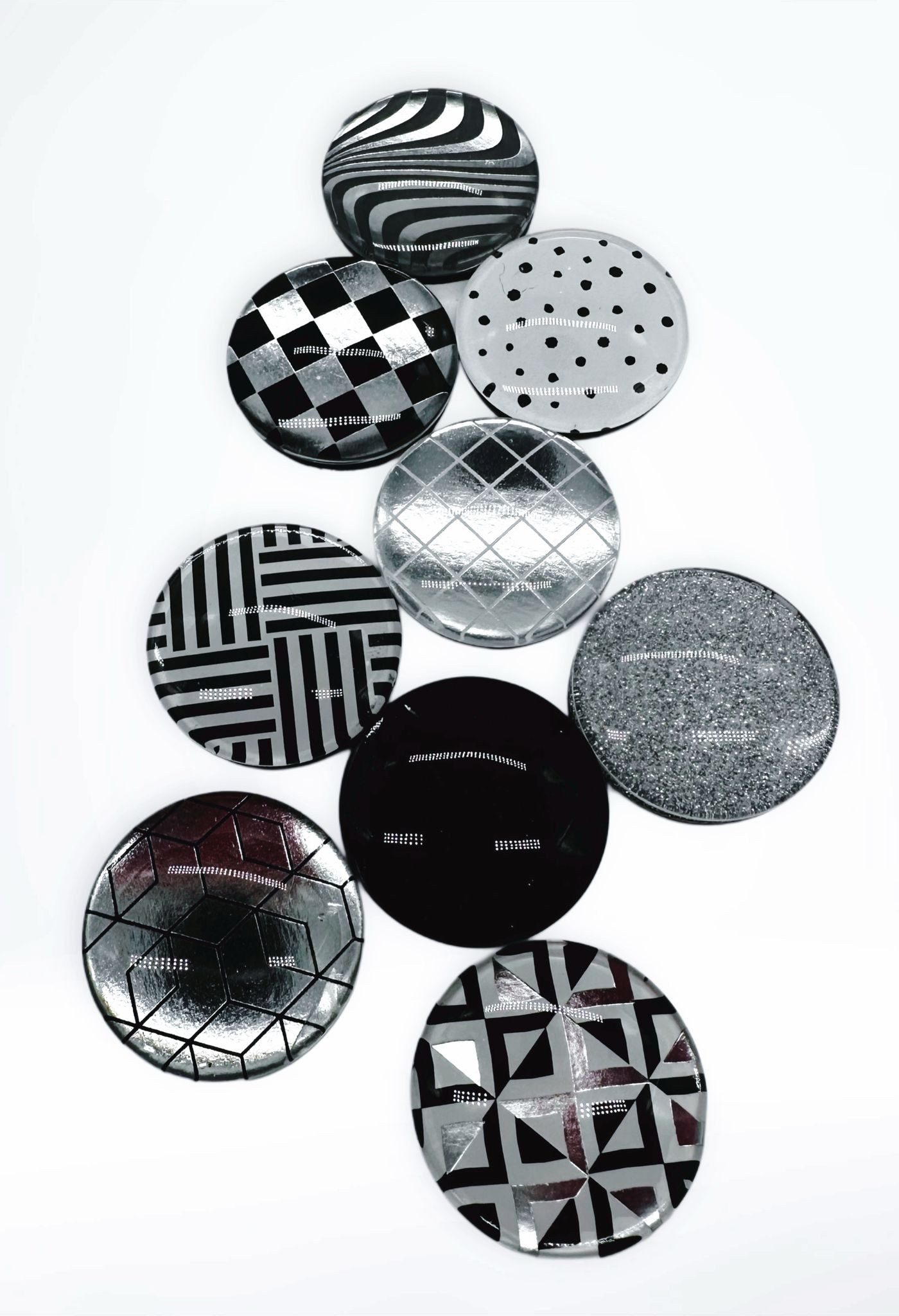 Löwenthal Magnet Kühlschrankmagnete Dekorative für Kühlschrank Whiteboard (Set, 9-St., 9 x Kühlschrankmagnet), 9 Stück Supermagnete mit hoher Haltekraft