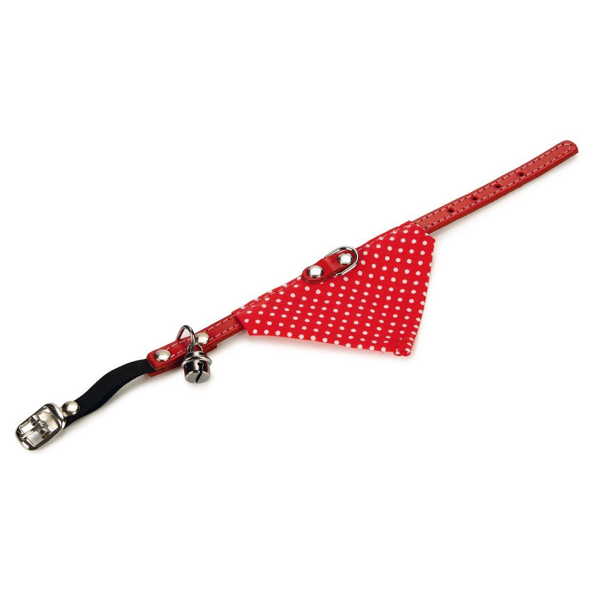 Beeztees Katzen-Halsband Katzenhalsband inkl. Glocke + Tuch rot von Beeztees