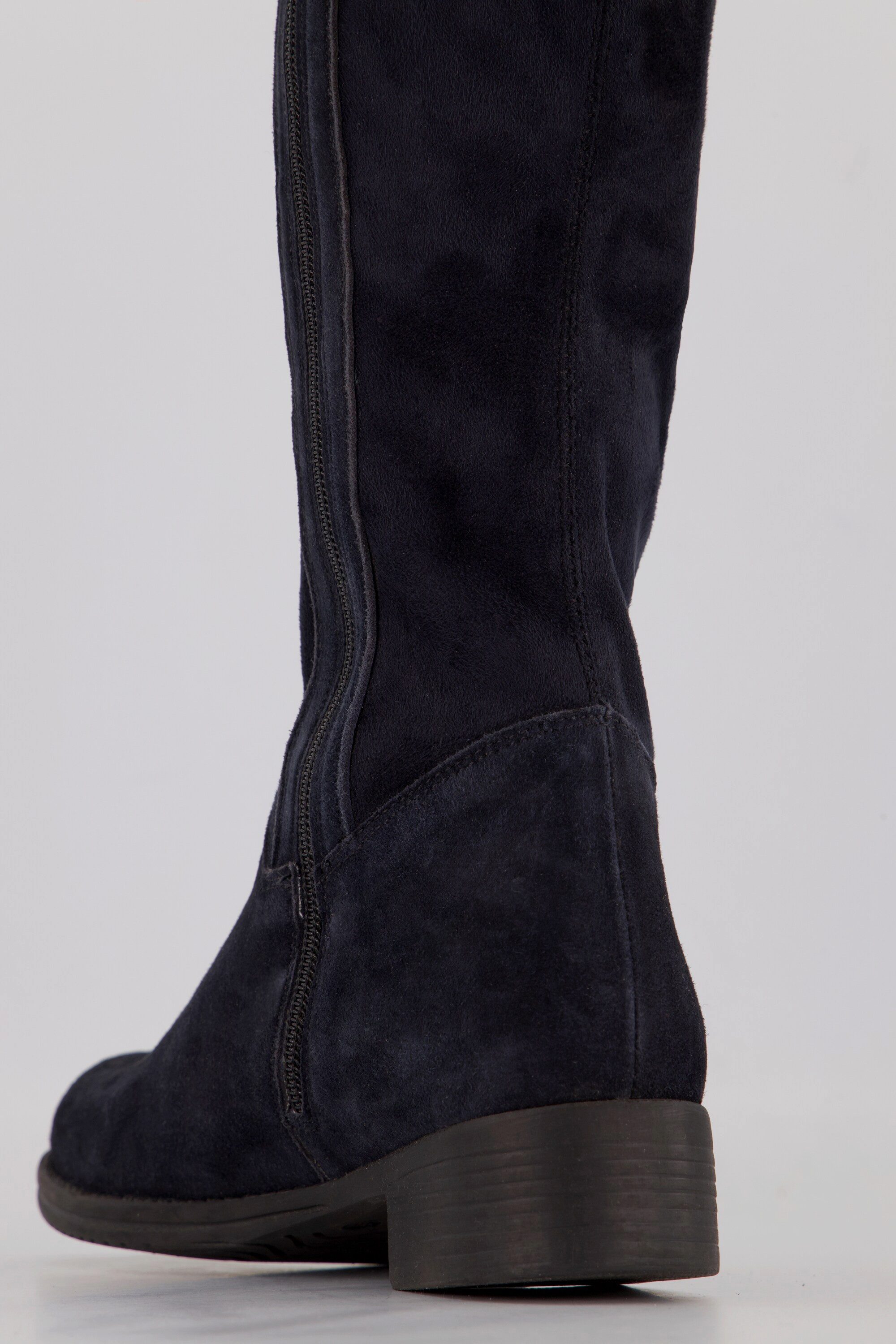Ulla Popken Overknee-Stiefel Bindeband Reißverschluss Weite H Stiefel – Bild 4 von 5
