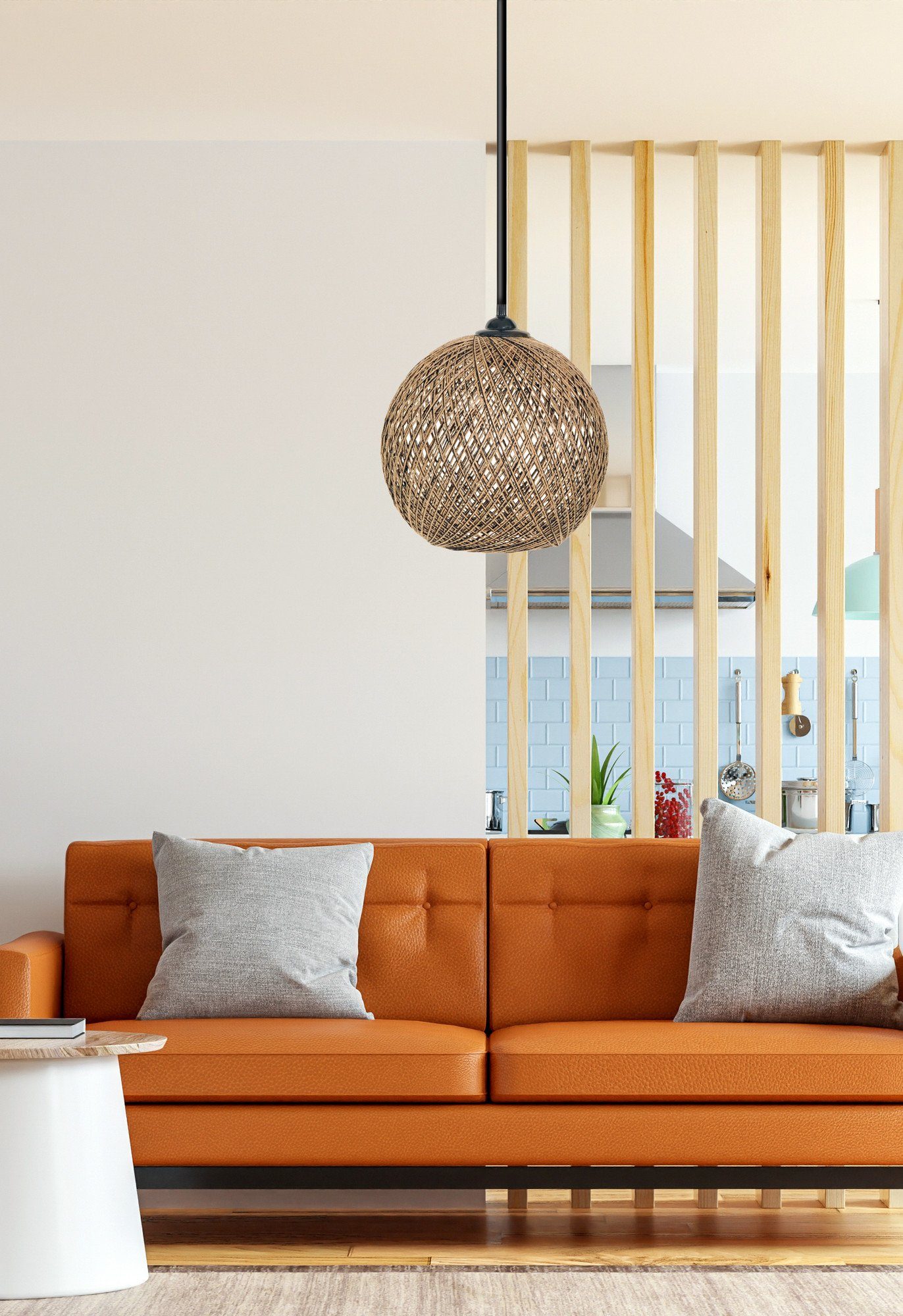 Opviq Kronleuchter Handmade Jute Chandelier, 55 cm H1574 günstig online kaufen