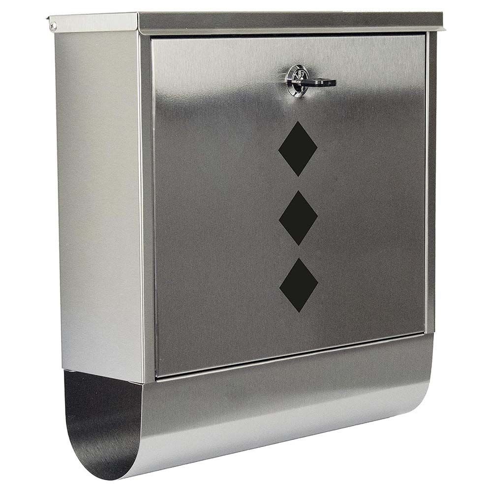 Burg Wächter Briefkasten Burg Wächter Briefkasten Square 6200 NI mit Zeitungsfach