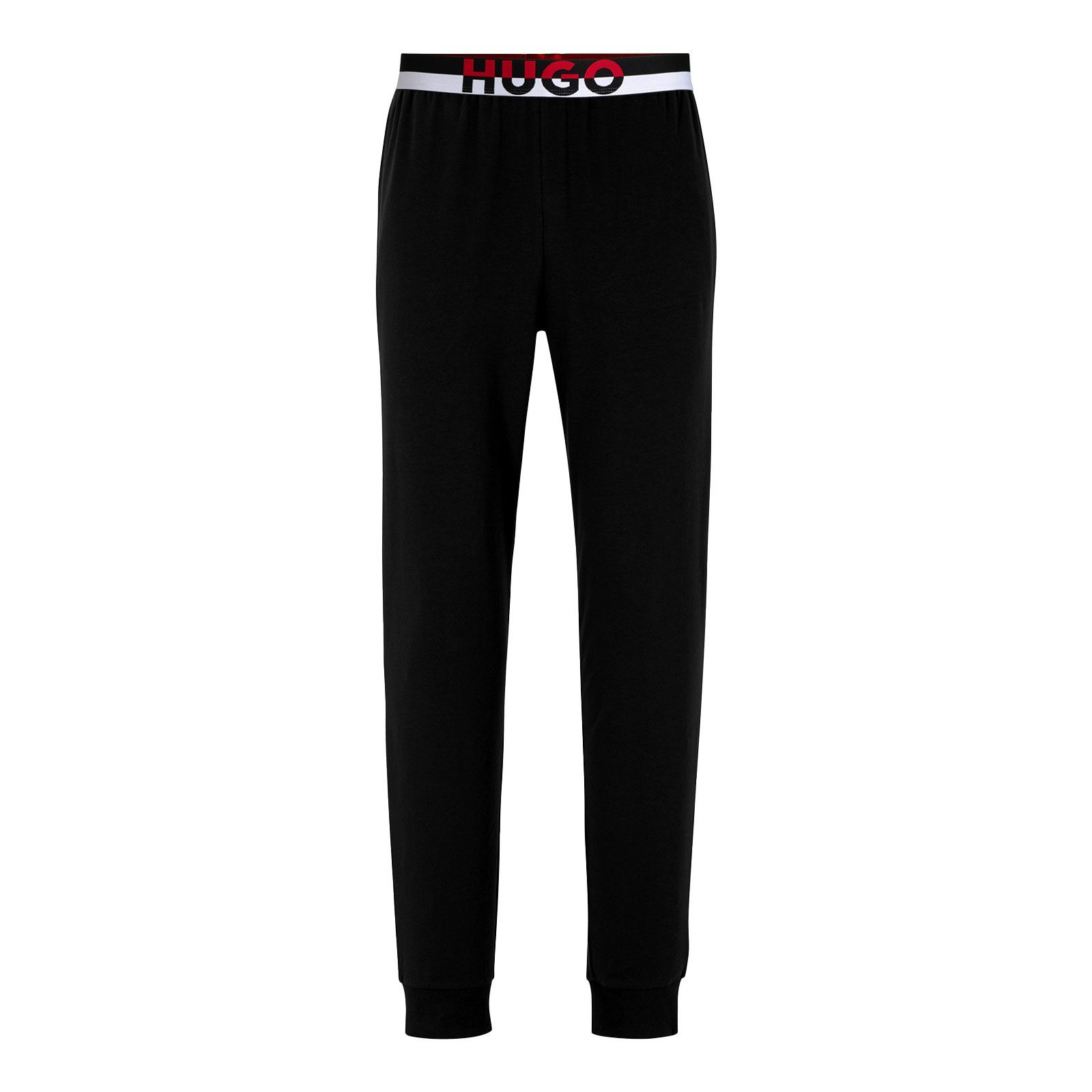 HUGO Pyjamahose Amsterdam Pants EW mit gewebtem Bund