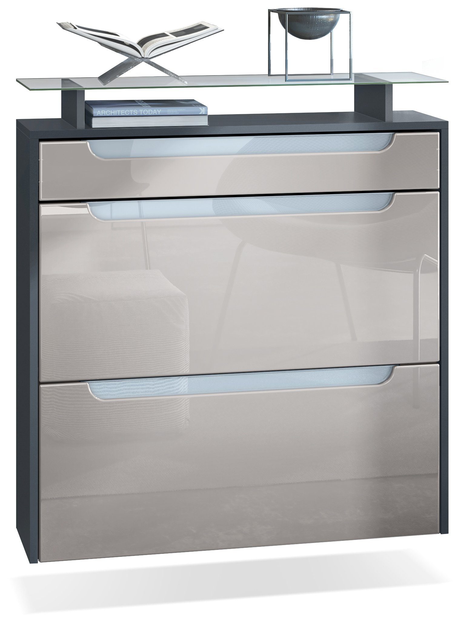 Vladon Schuhschrank Annie (Schuhkipper für 16 günstig online kaufen