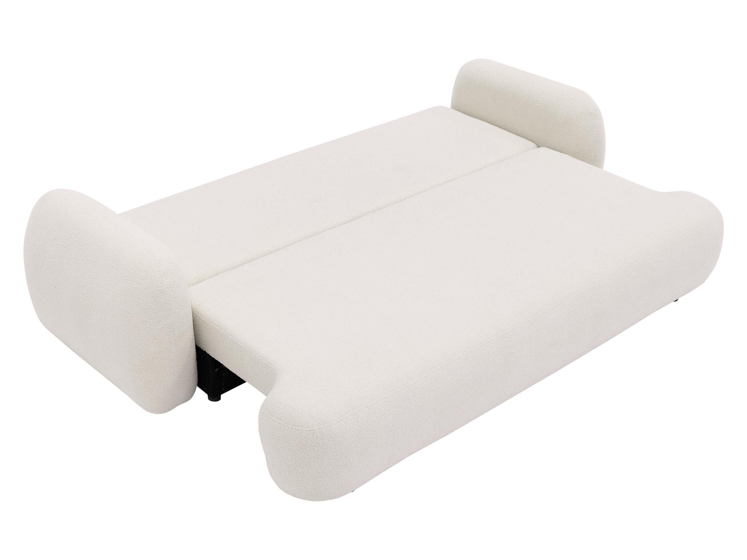 MIRJAN24 Schlafsofa Mayo, mit Bettkasten und Schlaffunktion, Dekokissen, 256x115x85 cm