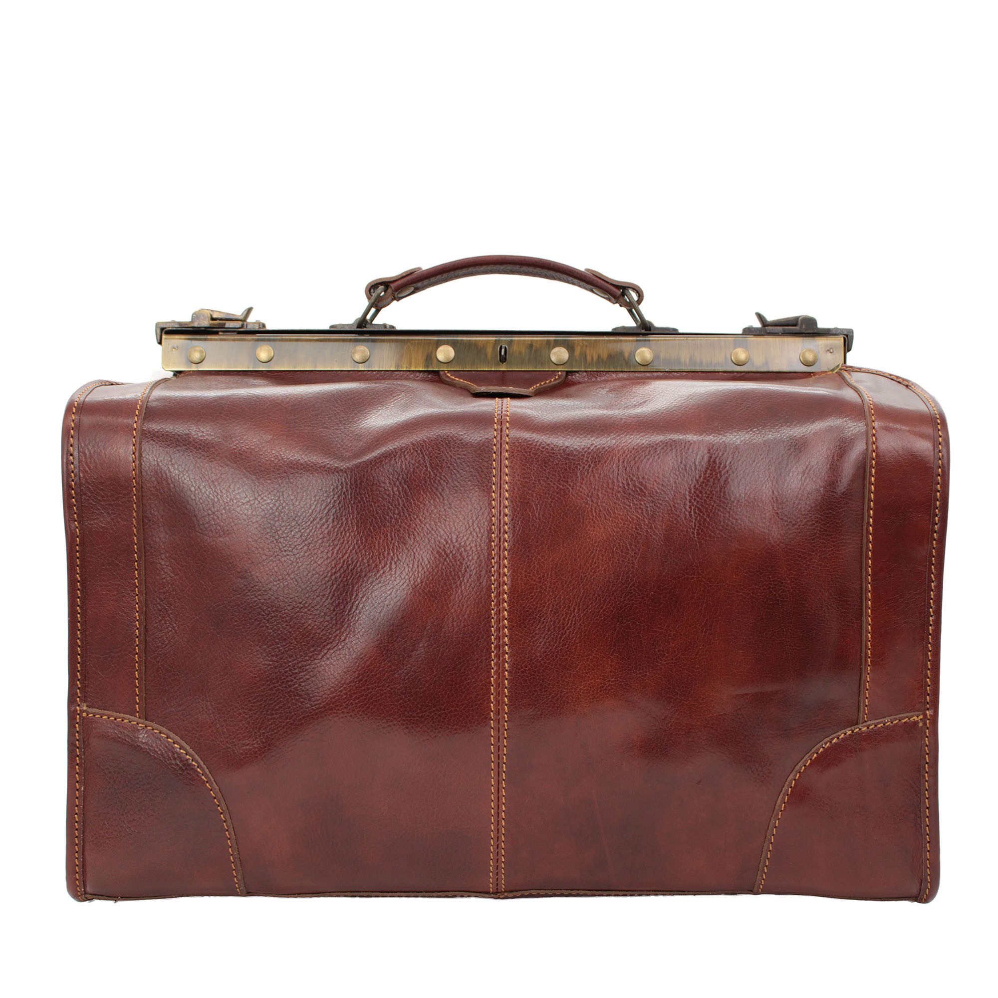 bupell Arzttasche Riziero, Hebammentasche Doktortasche aus pflanzlich gegerbtem Leder