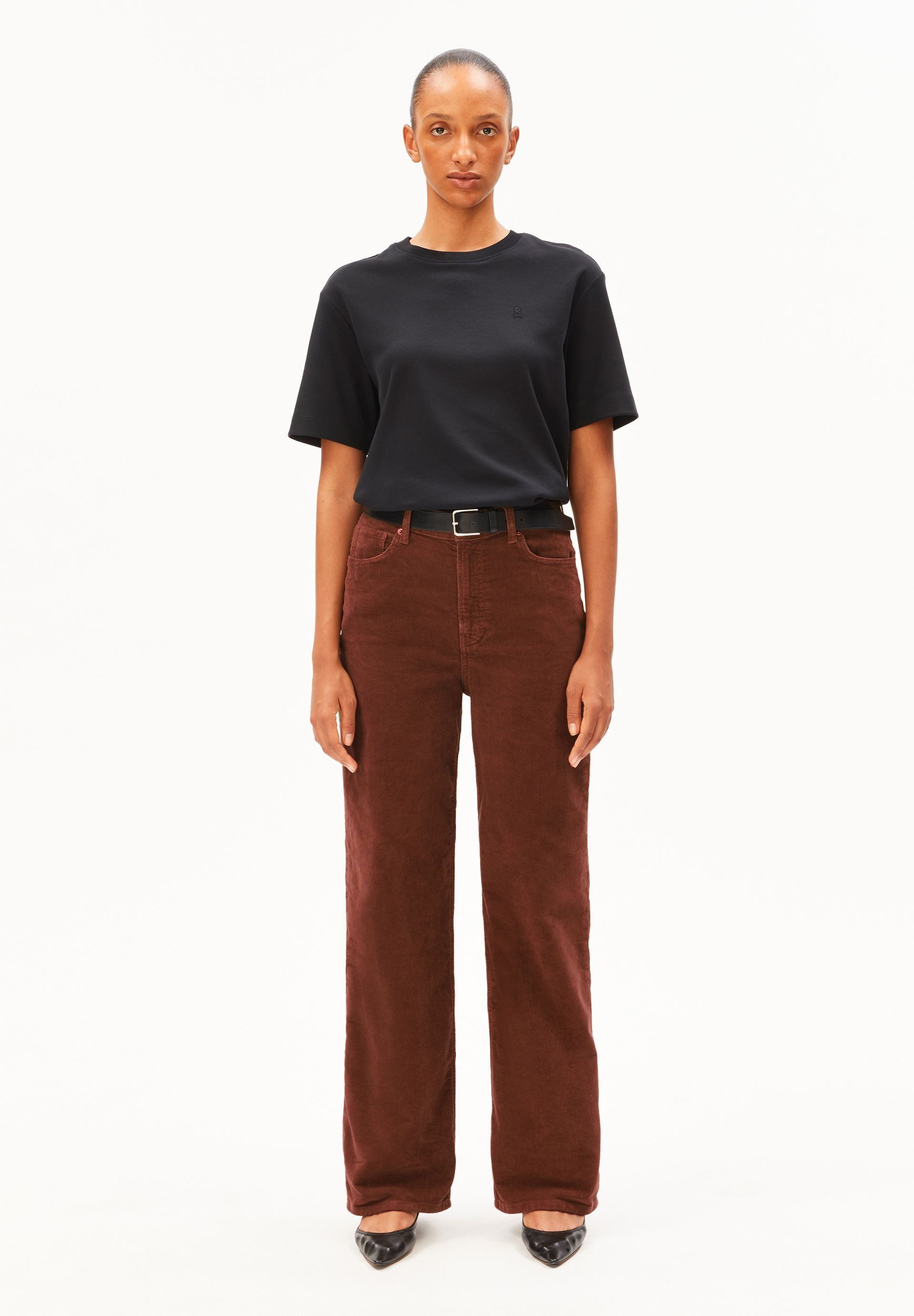Armedangels Stoffhose ENIJAA CORDUROY Cordhose aus Bio-Baumwoll Mix (High Waist, Regular Fit)