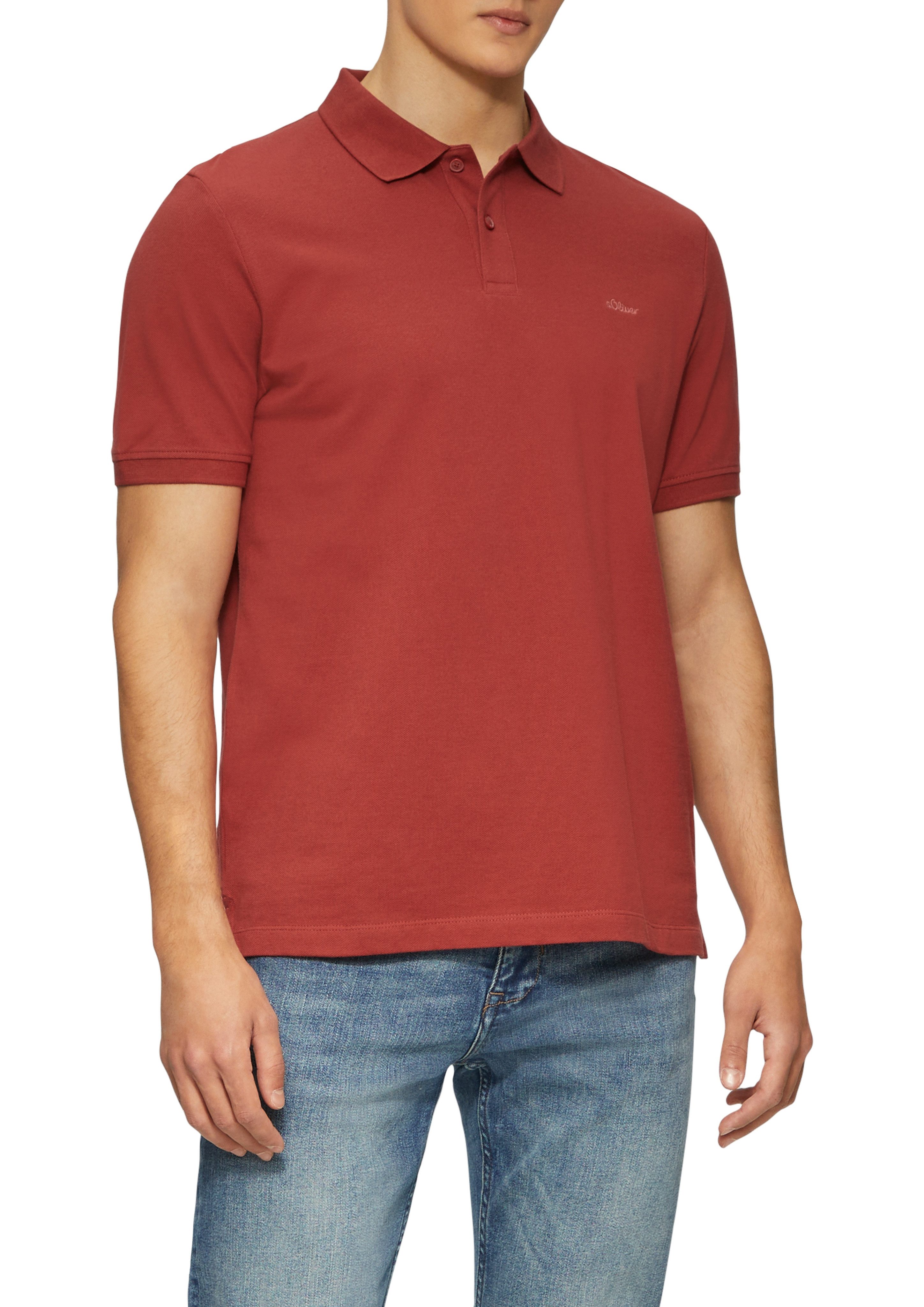 s.Oliver Poloshirt mit Logostickerei günstig online kaufen