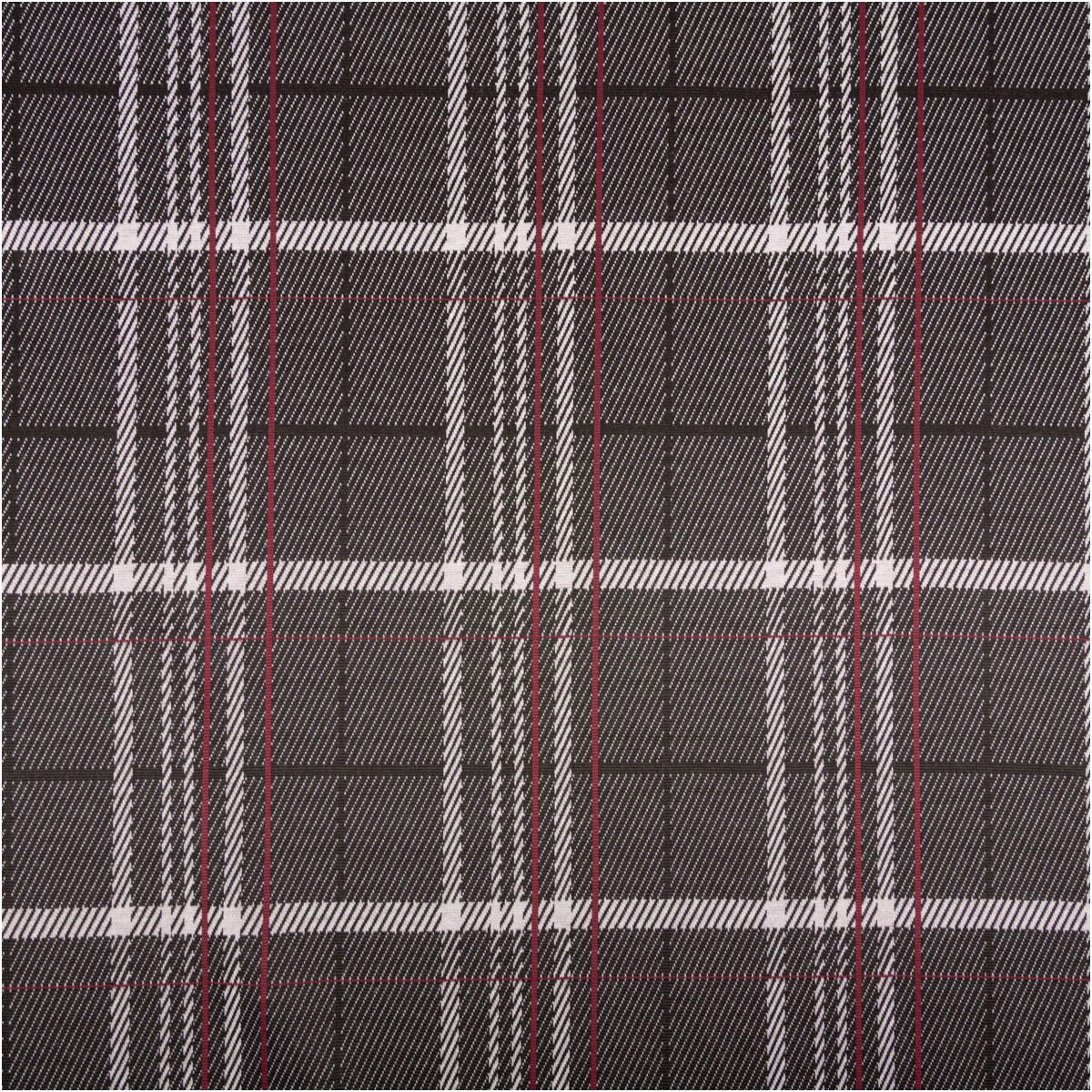 SCHÖNER LEBEN. Stoff Karostoff Meterware Schottenkaro Stretch grau schwarz weinrot 140cm, pflegeleicht
