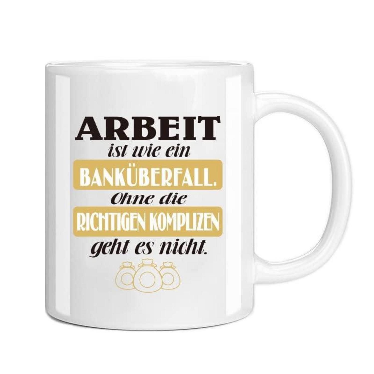 LuxusKollektion Tasse Kaffeetasse Keramik beidseitig bedruckt Geschenk 320ml, Keramik