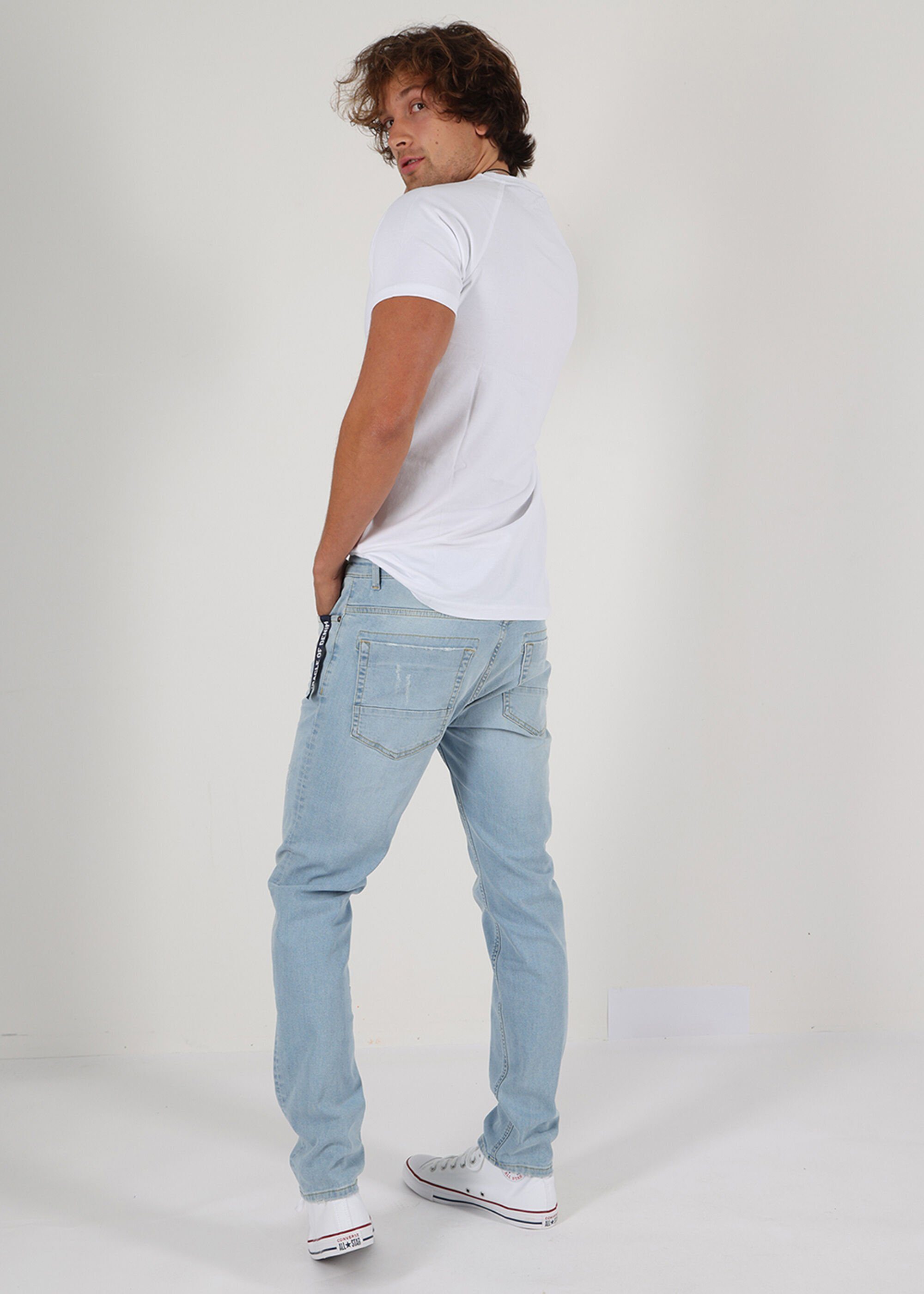 Fit of Denimqualität Marcel Hochwertige Denim 5-Pocket-Jeans Slim Miracle