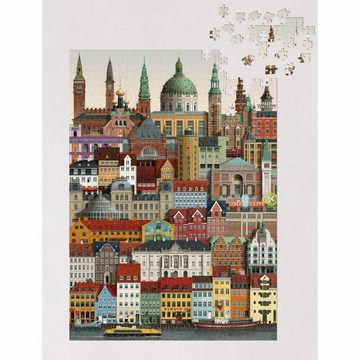 Martin Schwartz Puzzle Kopenhagen / København 50 x 70 cm, 1000 Puzzleteile